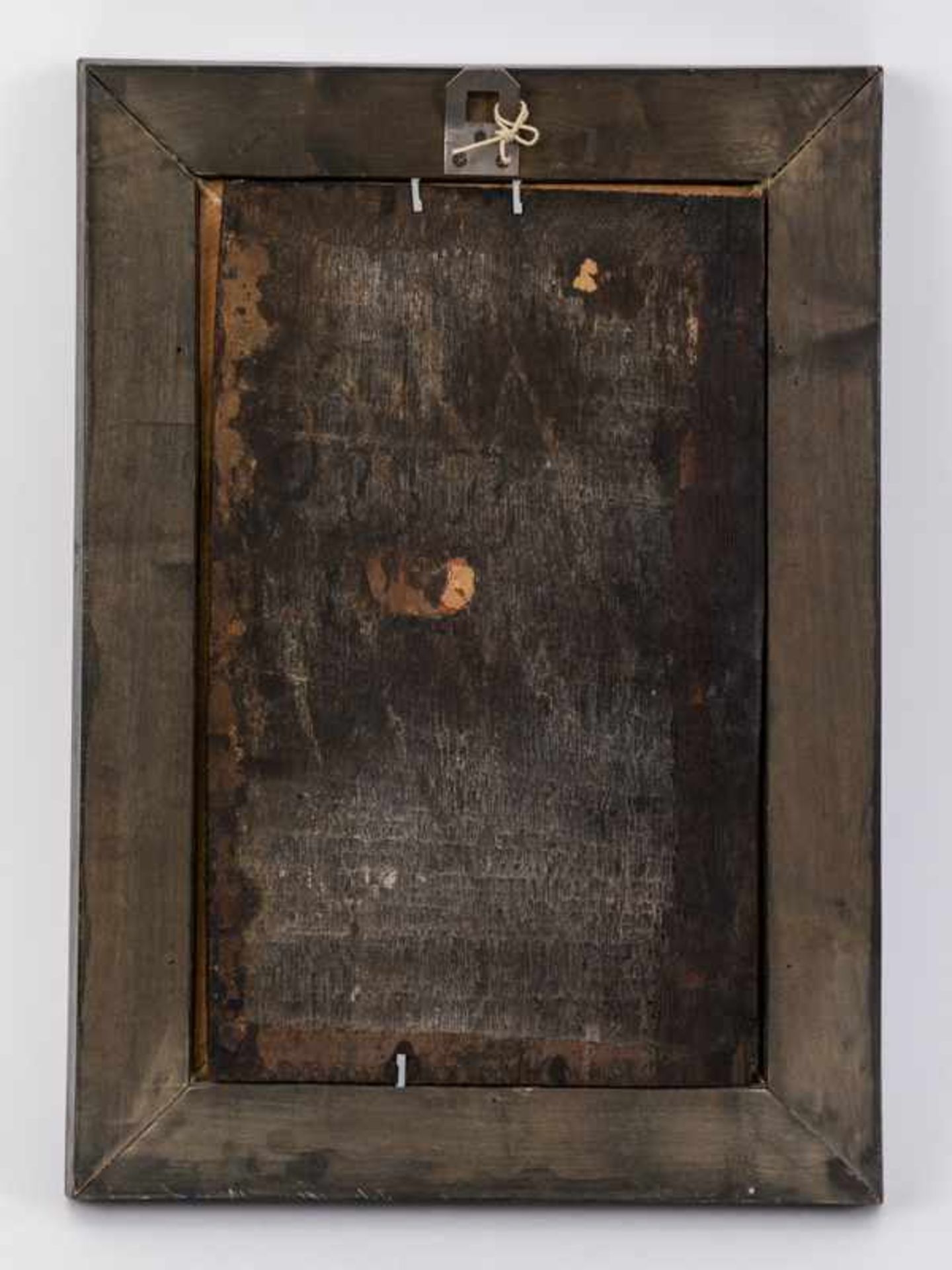 Künstler des 17./18. Jh. Öl auf Holz, "Ecce Homo"; biblische Figurenszene aus dem Neuen Testament - Image 3 of 3