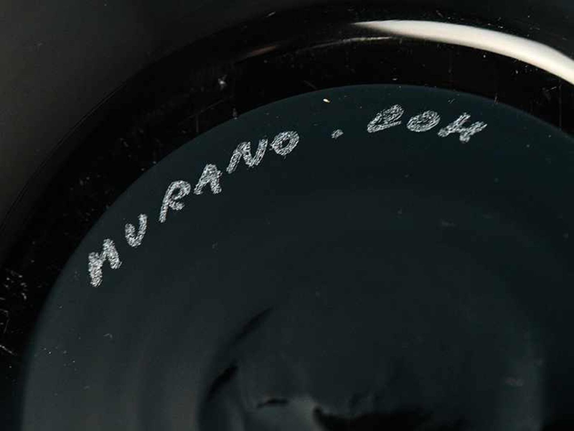 Große Vase, "murano.com"/Murano, Anfang 21. Jh. Schwarzes Muranoglas in einer Form, die an die - Image 3 of 5