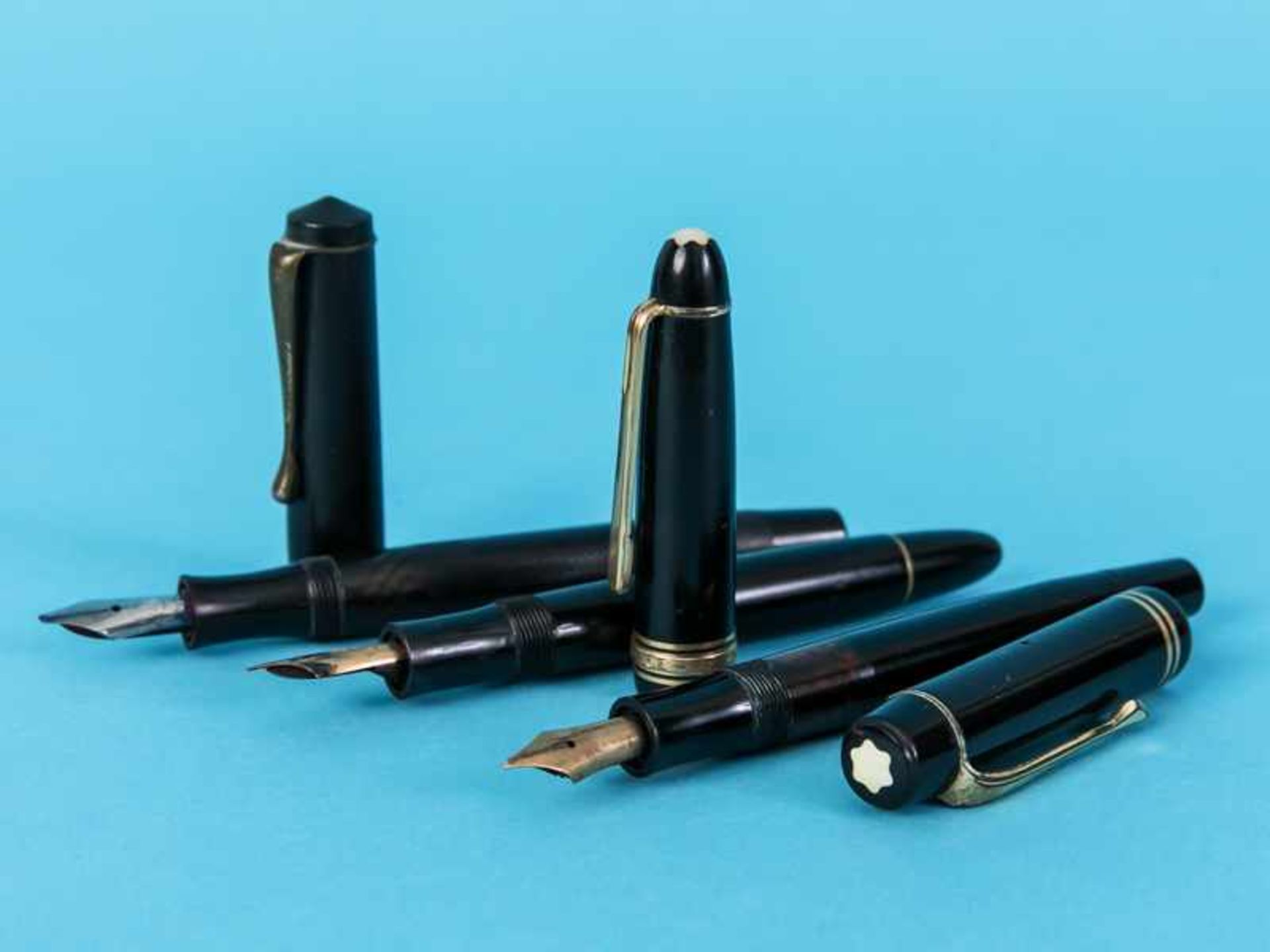 3 verschiedene Füllhalter: "Montblanc Masterpiece", "Matador Garant", "Montblanc 234 1/2 G", Mitte - Image 5 of 5