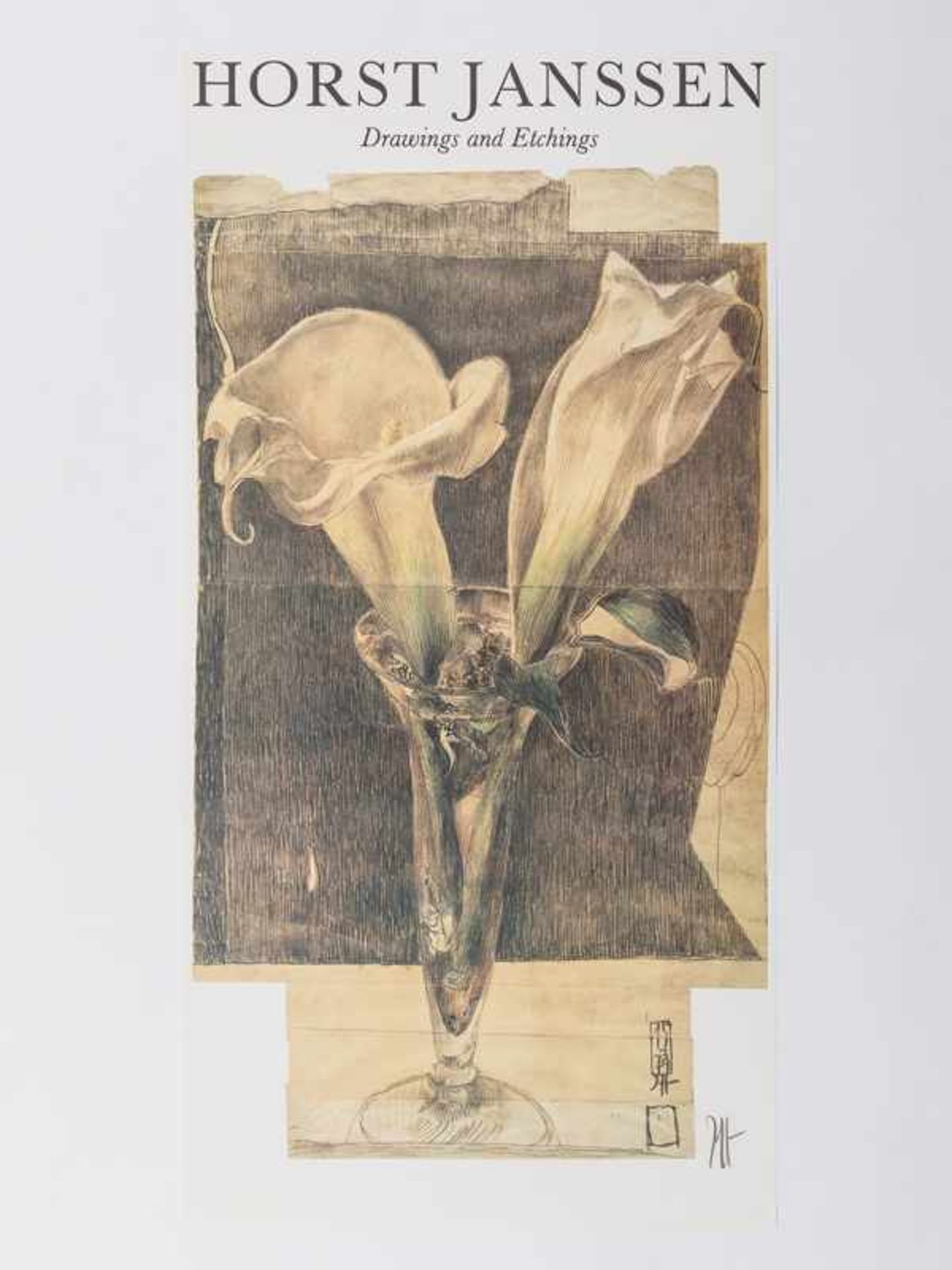 Janssen, Horst (1929 - 1995). 19 Plakate (Blumenmotive) der 1970/80er Jahre; Farboffsetdrucke, - Image 10 of 17