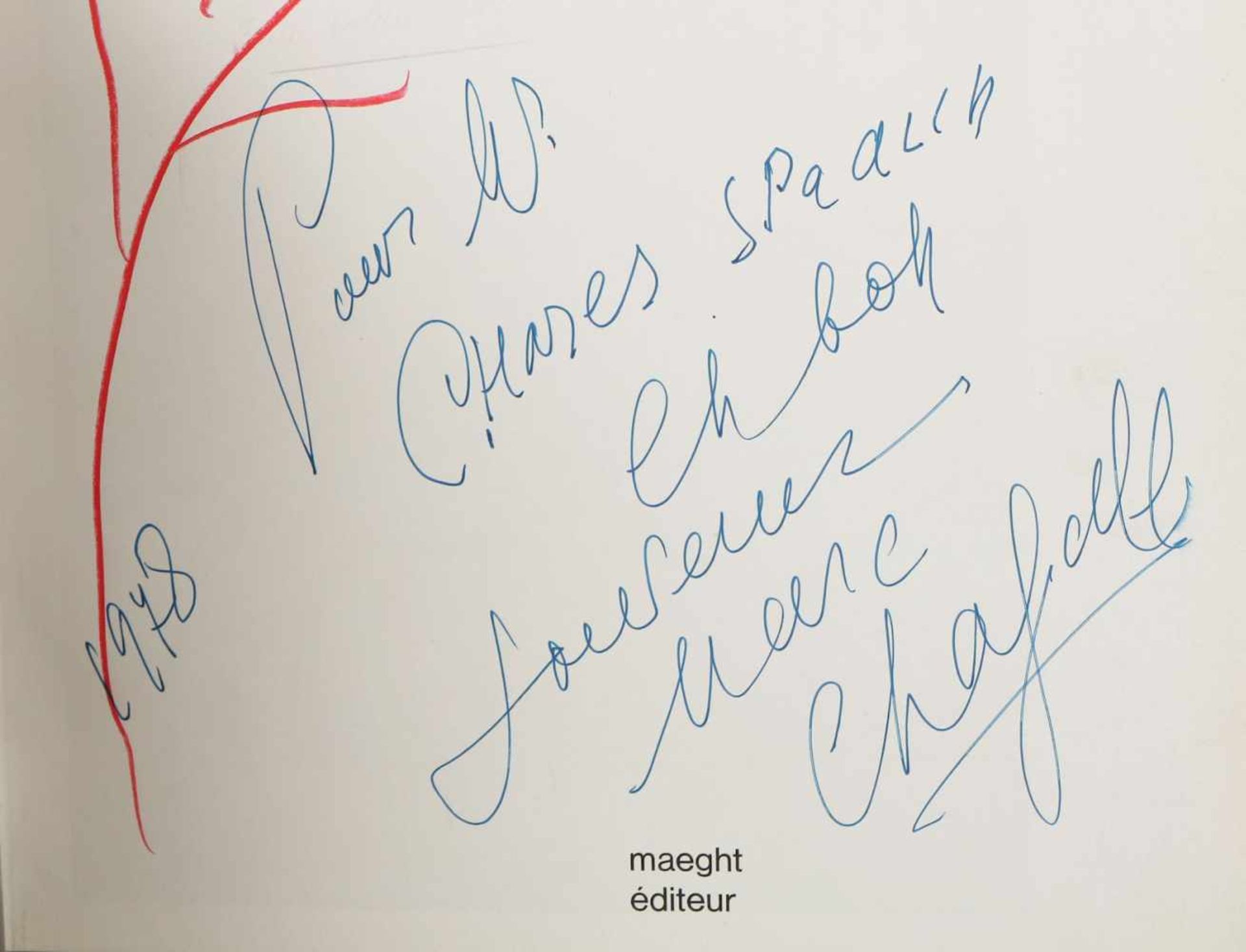 ANDRÉ PIEYRE DE MANDIARGUES Buch ¨Chagall¨ (handsigniert)1974 Maeght Éditeur, Paris, 216 Seiten - Bild 3 aus 3