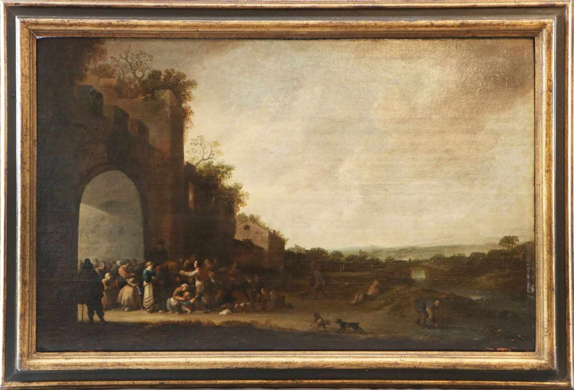 Zugeschrieben JOOST CORNELISZ DROOCHSLOOT (1586 Utrecht - 1666 ebenda)Öl auf Eichenplatte, ¨