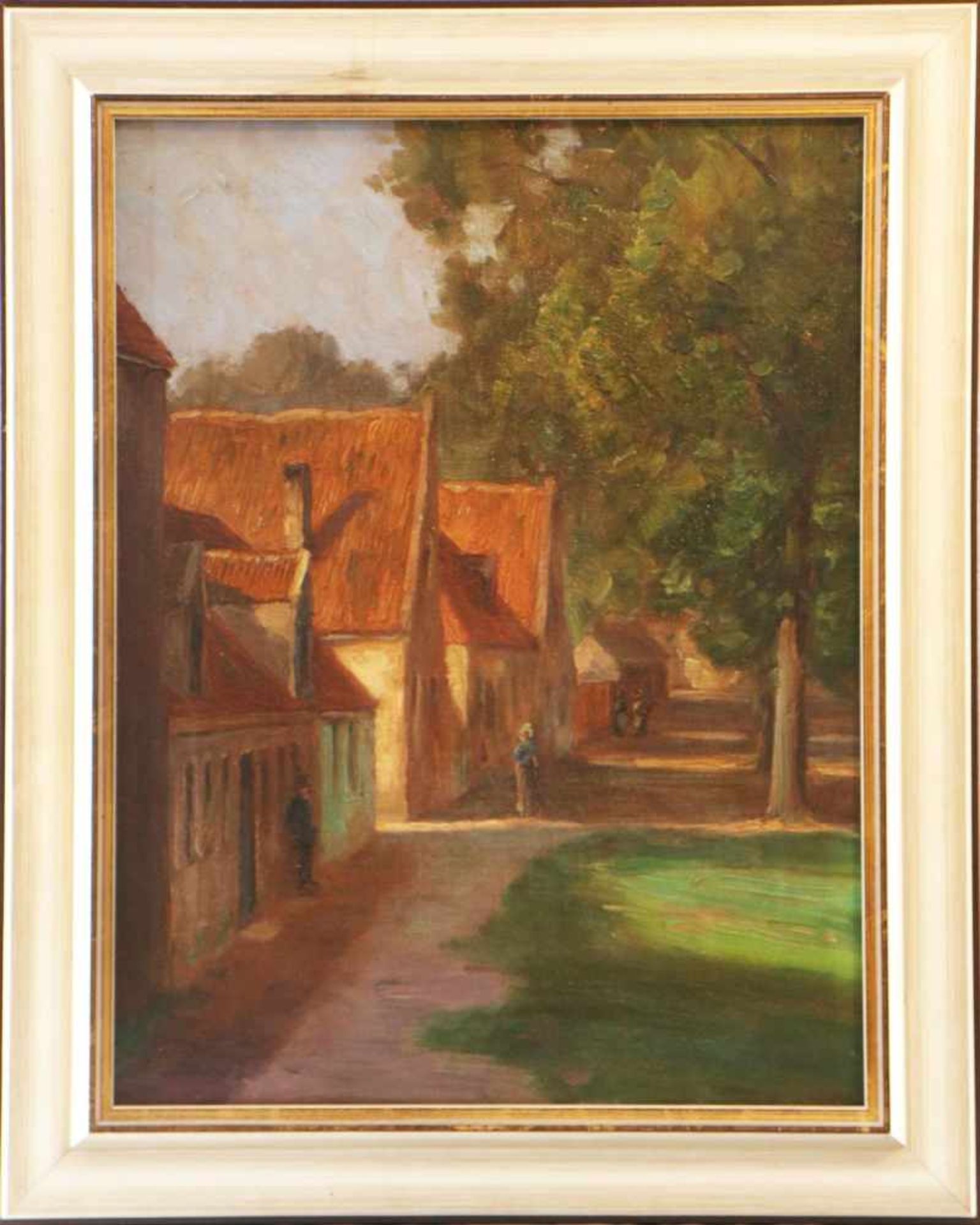 Wohl ERNST HANS HOOFF (1868 Harbke bei Helmstedt - 1959 München)Öl auf Leinwand, ¨Sommerliche