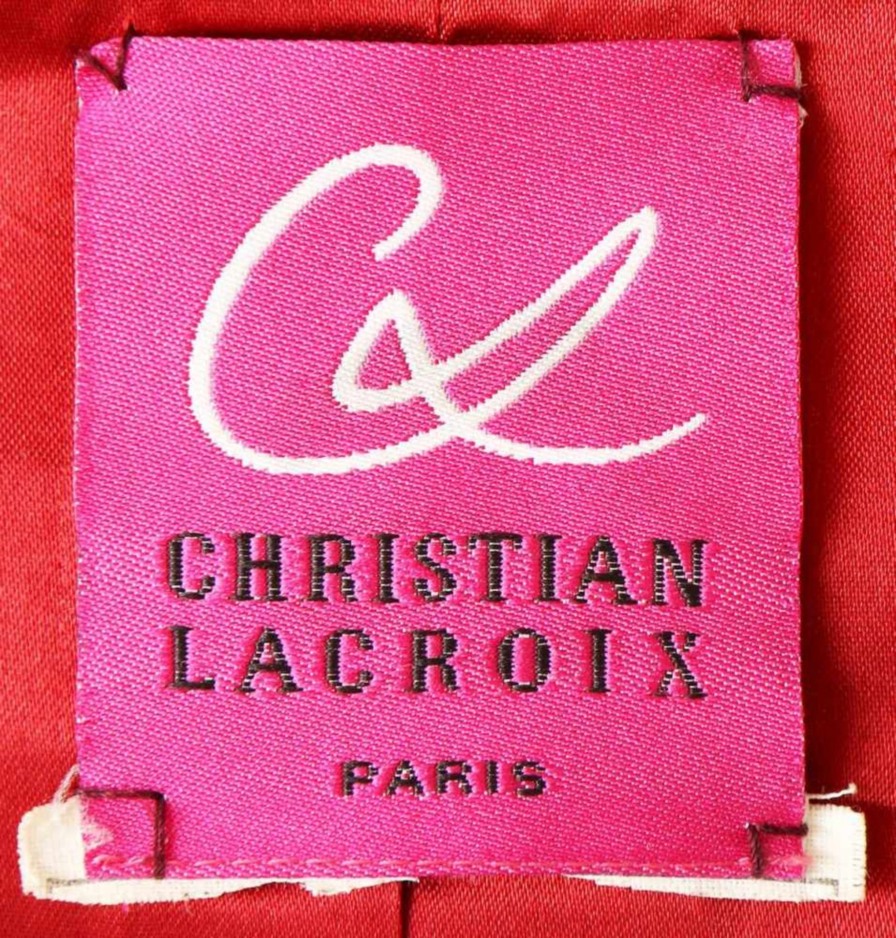 CHRISTIAN LACROIX JackeSamt, vielfarbiges Blumendekor, Gr. 36-38 - Bild 2 aus 2