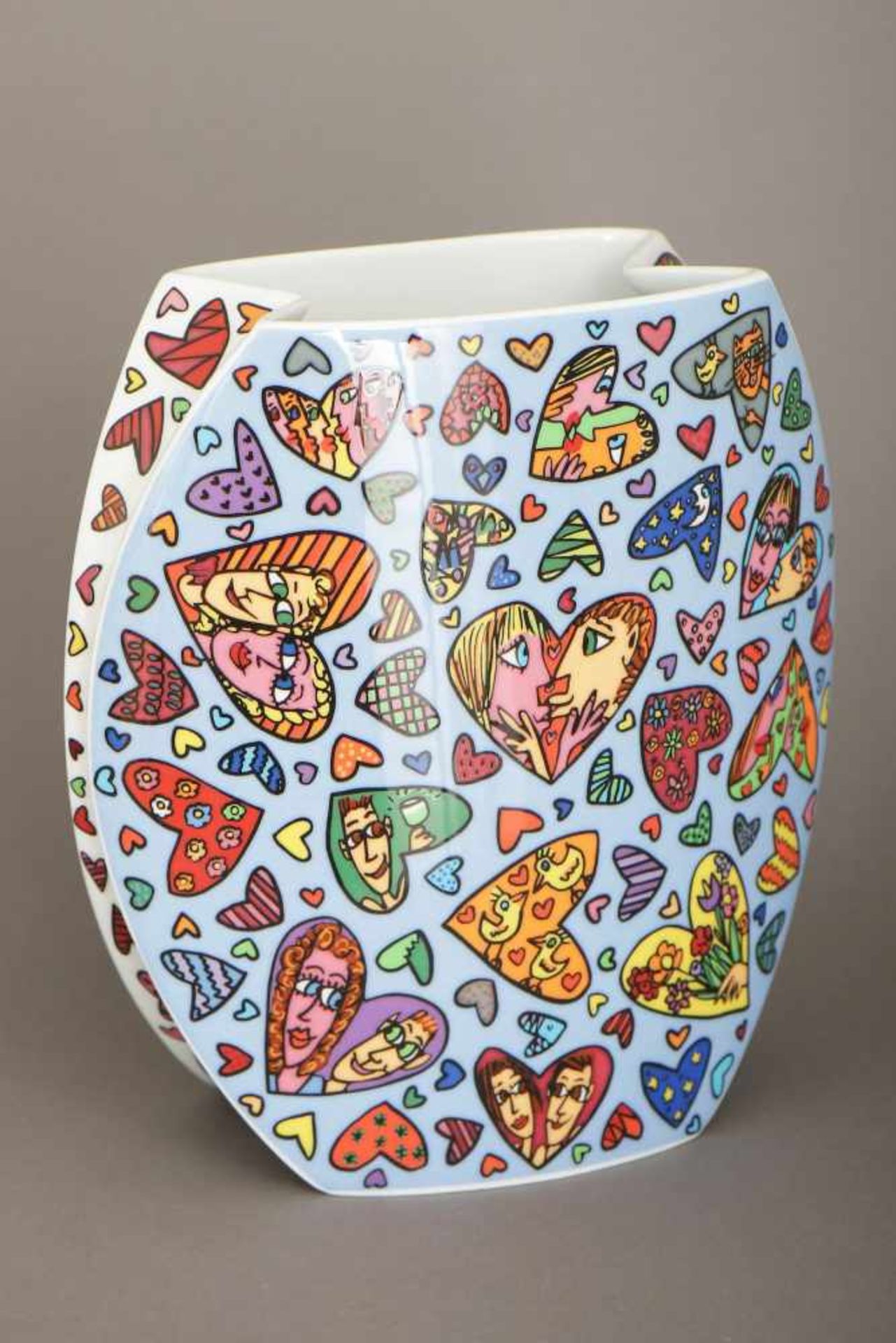 JAMES RIZZI (1950-2011) für ROSENTHAL (Studio line) Vasen-Objekt ¨Love Kids¨limitierte Kunstreihe, - Bild 2 aus 3