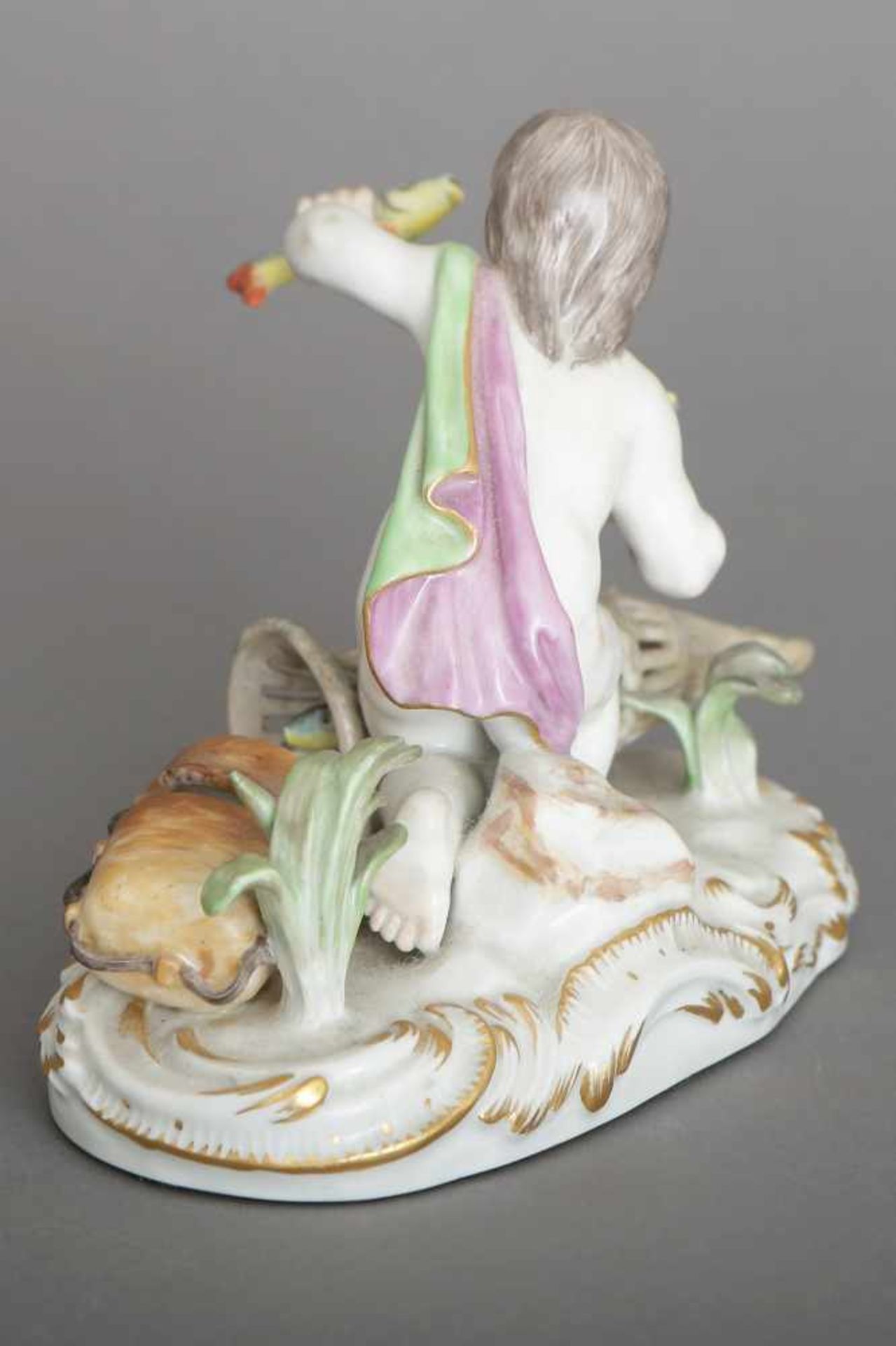 MEISSEN Porzellanfigur ¨Allegorie auf das Wasser¨ aus der Serie ¨Die vier Elemente¨Entwurf J.J. - Bild 2 aus 3