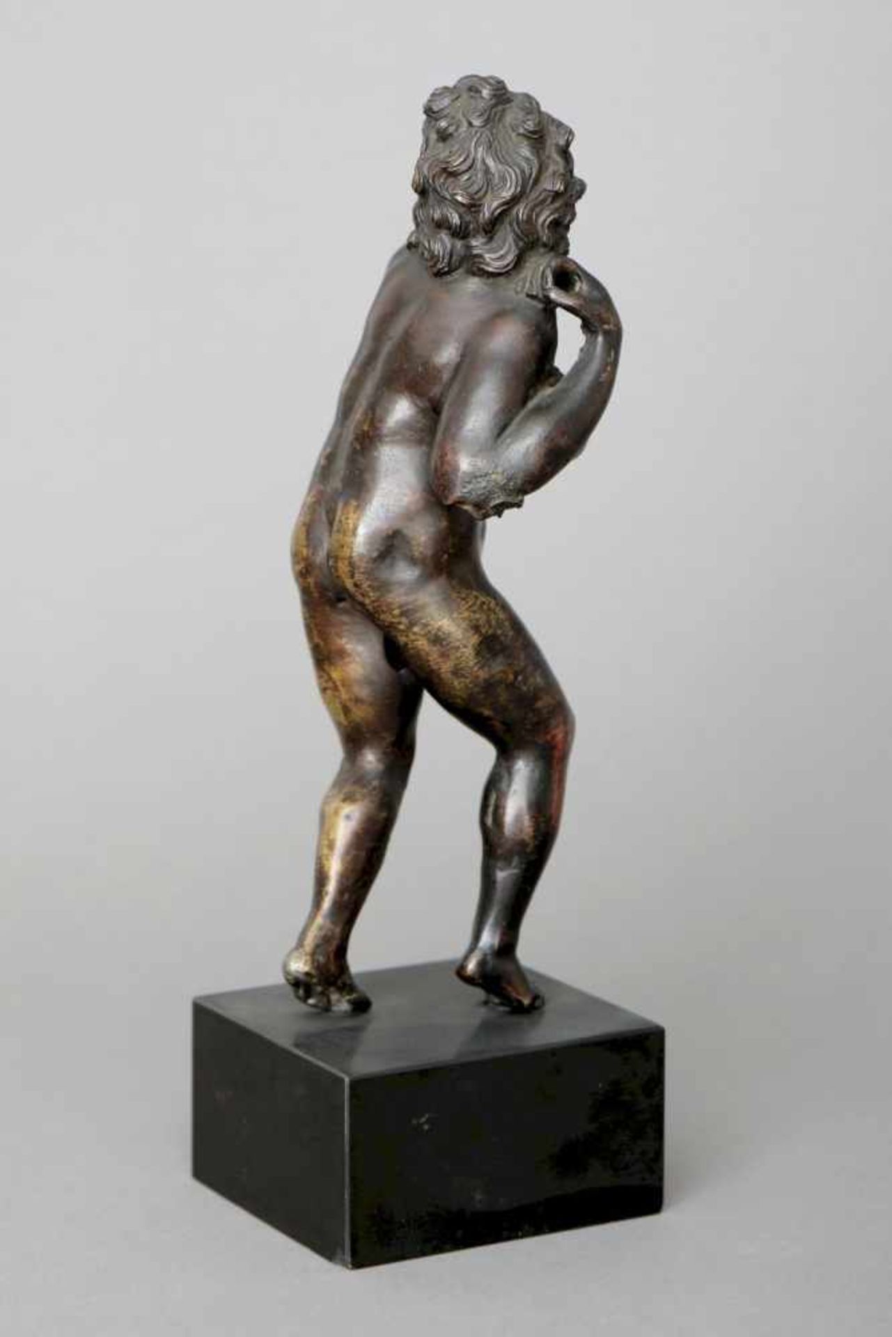 UNBEKANNTER (wohl flämischer) MEISTER Bronzefigur ¨Diebischer Hermaphrodit (Sohn Aphrodites und - Bild 3 aus 5