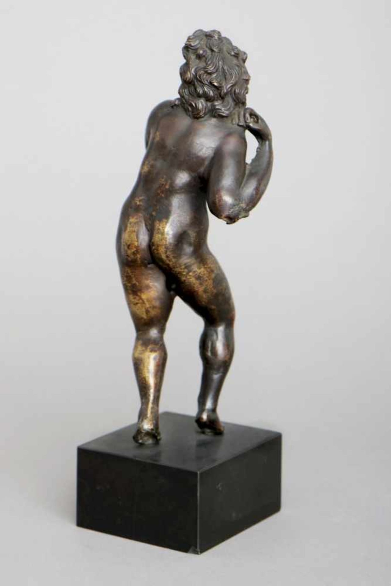 UNBEKANNTER (wohl flämischer) MEISTER Bronzefigur ¨Diebischer Hermaphrodit (Sohn Aphrodites und - Bild 2 aus 5