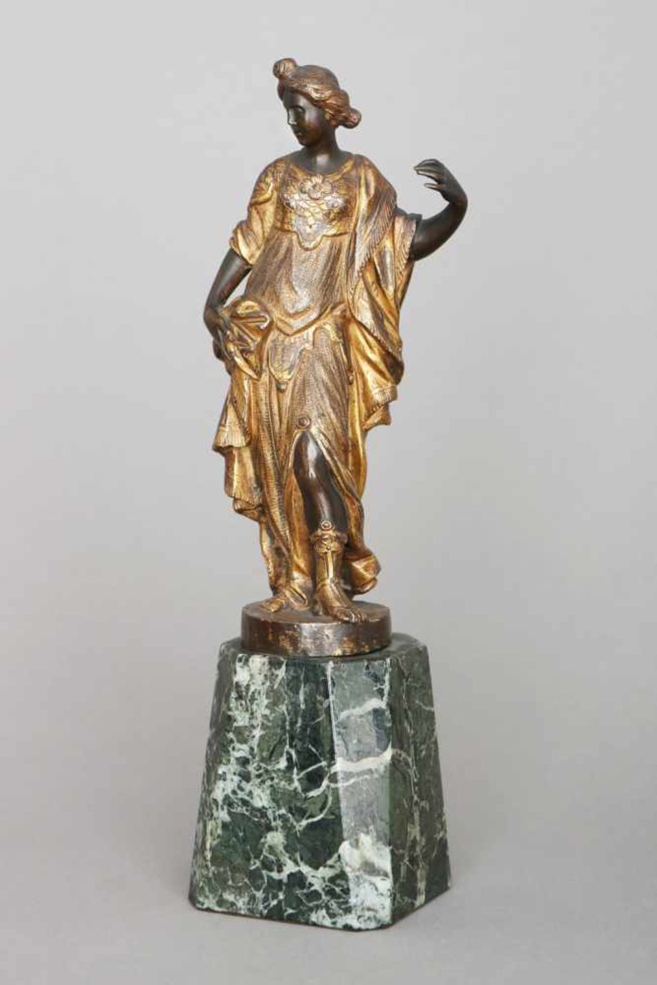 Wohl BARTOLOMEO NERONI, gen. IL RICCIO (1505 Siena - 1571 ebenda) Bronzefigur ¨Athene¨dunkel