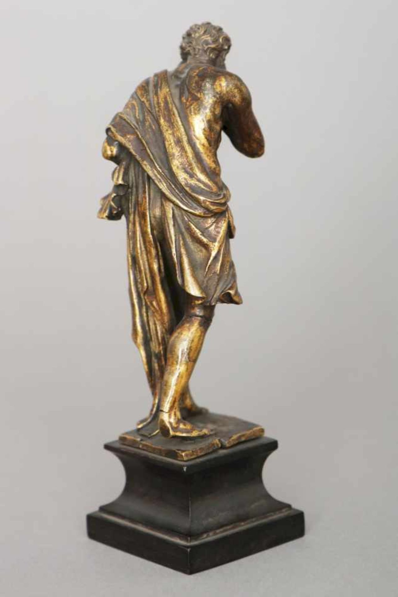 Bronzefigur ¨Kronos verschlingt sein Kind¨vergoldet, wohl süddeutsch, um 1600, Darstellung des - Bild 4 aus 6