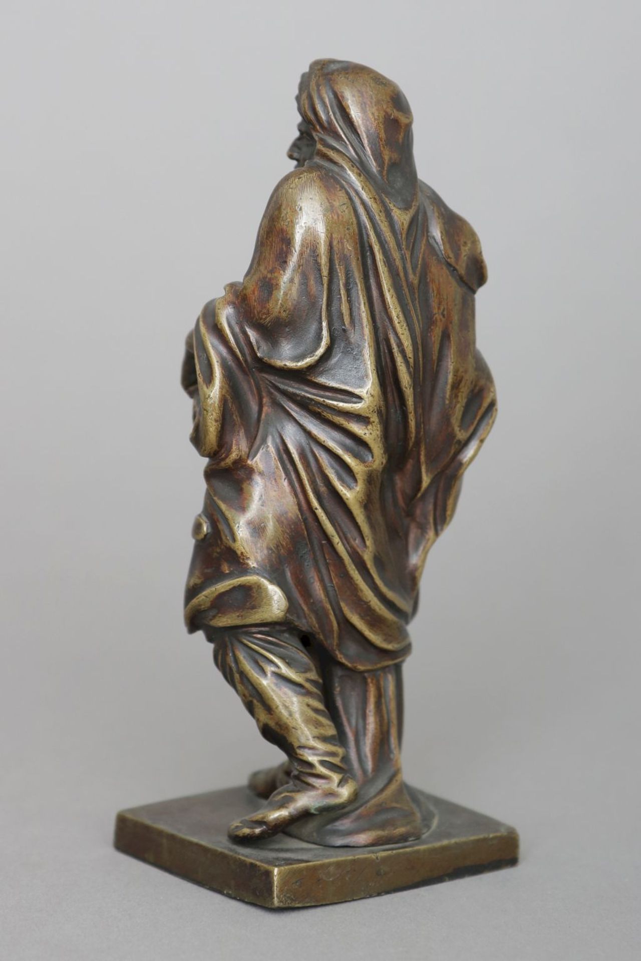 PIERRE LEGROS (1629 Chartres - 1714 Paris) Figurengruppe ¨3 Philosophen¨ Bronze, überwiegend braun - Bild 7 aus 7
