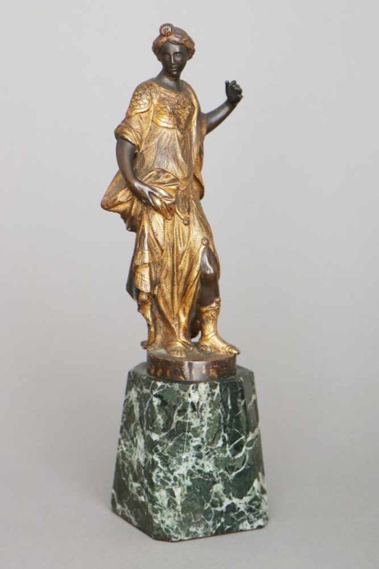 Wohl BARTOLOMEO NERONI, gen. IL RICCIO (1505 Siena - 1571 ebenda) Bronzefigur ¨Athene¨dunkel - Bild 2 aus 5