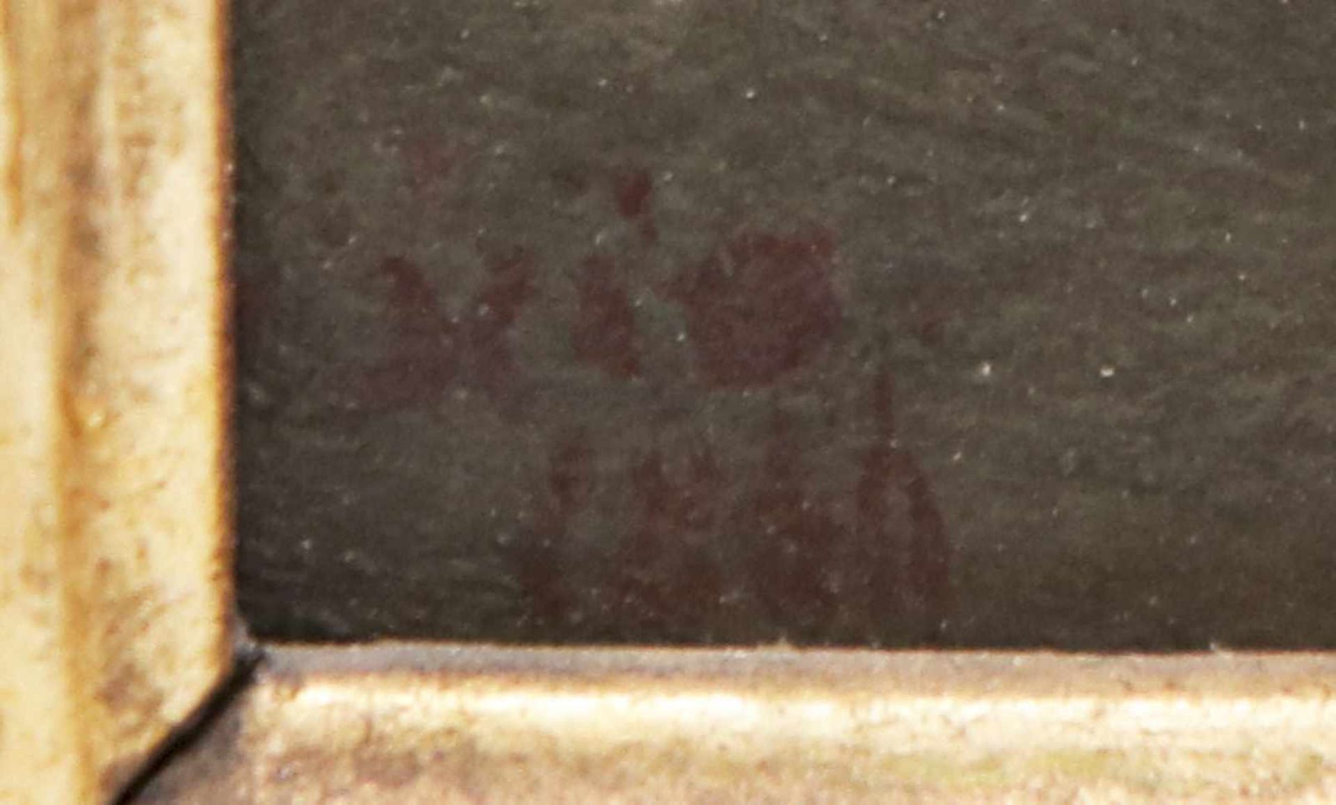 UNBEKANNTER (wohl dänischer) KÜNSTLER des 19. Jahrhunderts Öl auf Platte, ¨Hirtenjunge auf Wiese vor - Image 2 of 3