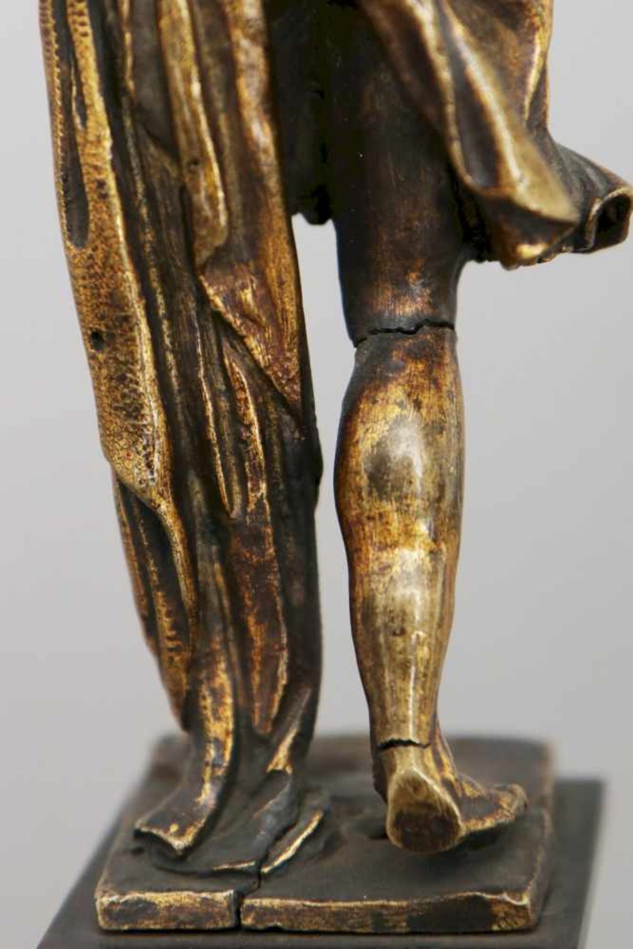 Bronzefigur ¨Kronos verschlingt sein Kind¨vergoldet, wohl süddeutsch, um 1600, Darstellung des - Bild 6 aus 6