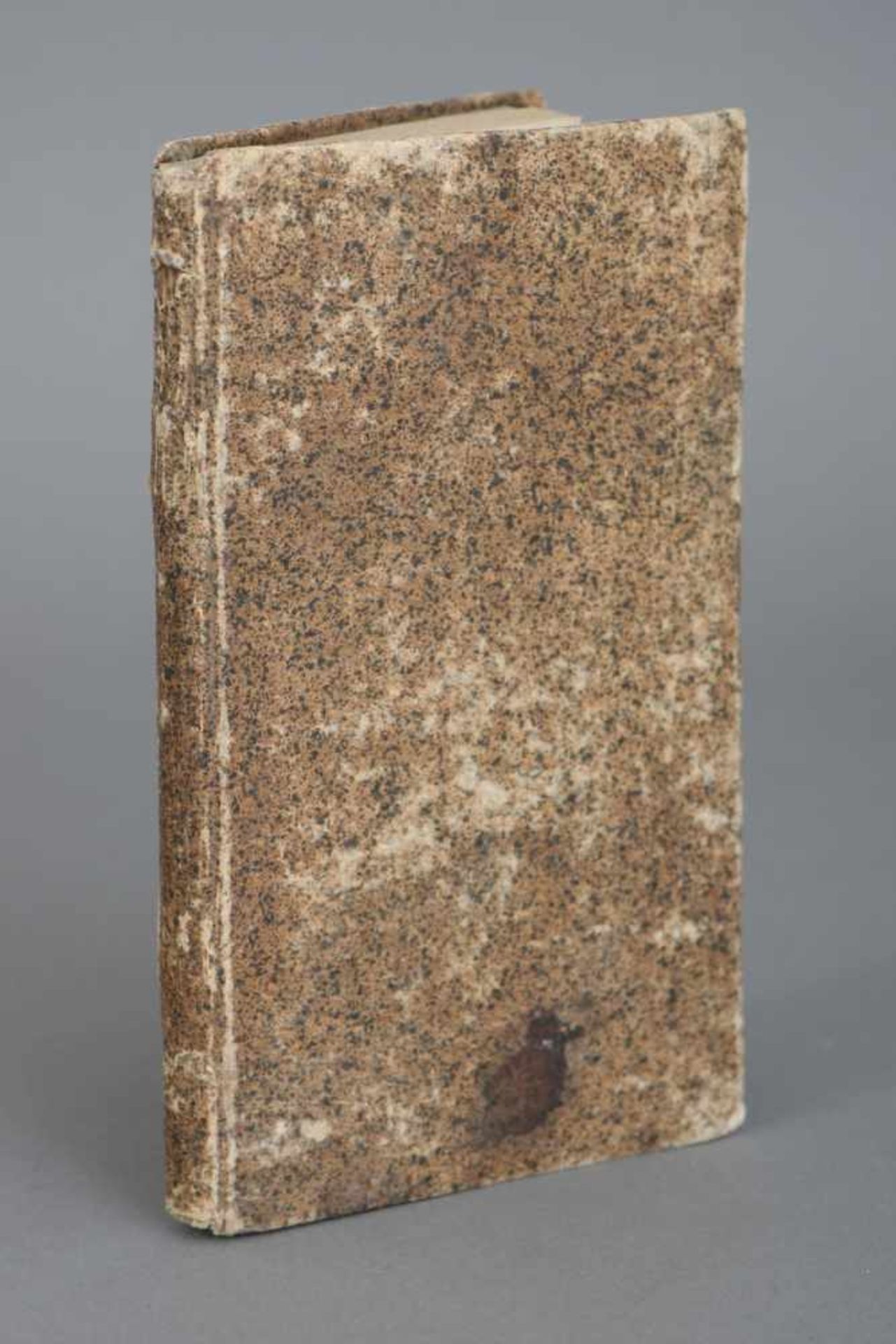 Buch, ¨Des galanten Sachsens zweyther Theil¨Altona, 1735, Pappeinband, marmoriert, Papier nur leicht - Bild 2 aus 2