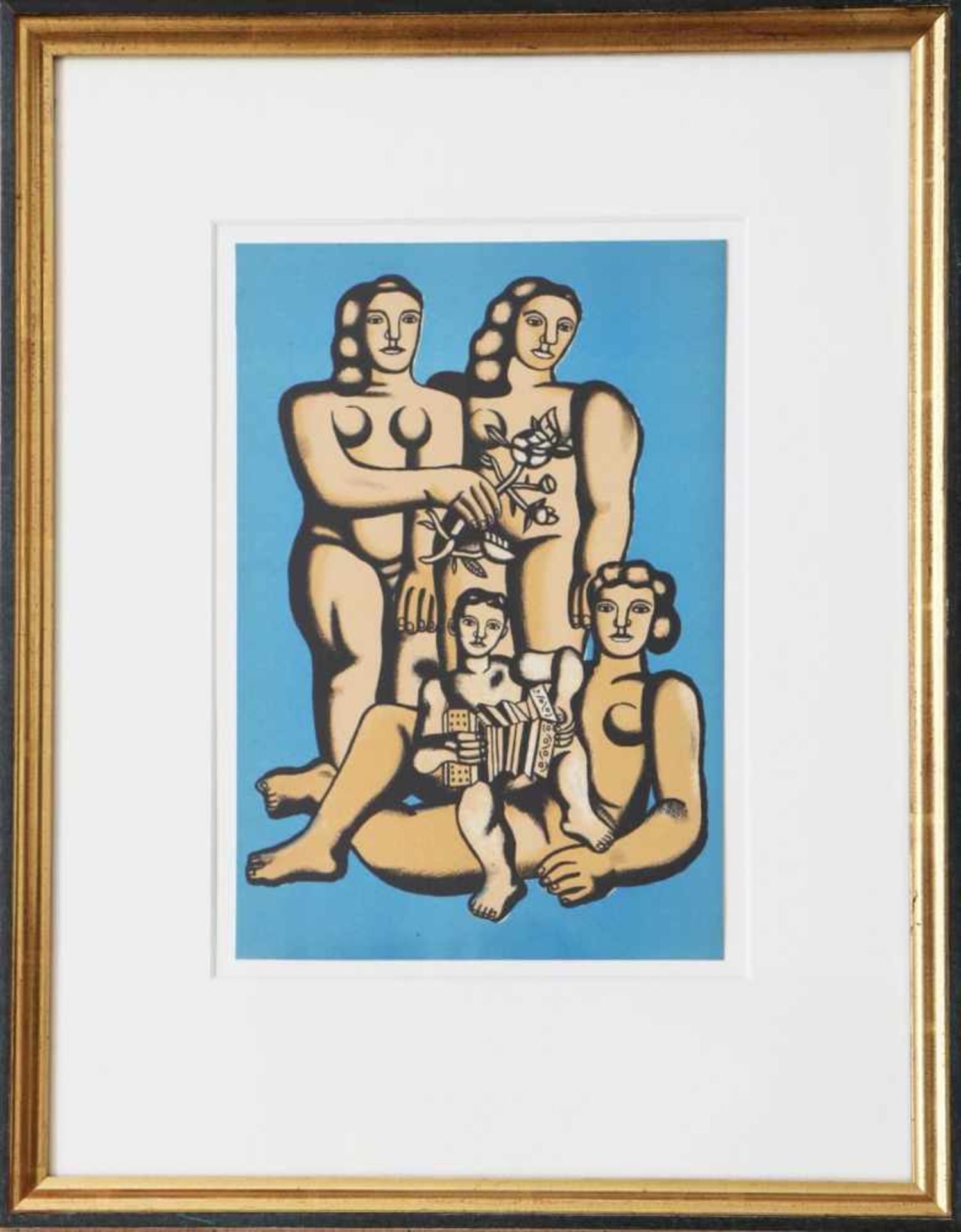 FERNAND LEGER (1881 Argenant/Frankreich - 1955 bei Paris/Frankreich)Farblithografie, ¨L´enfant à l´