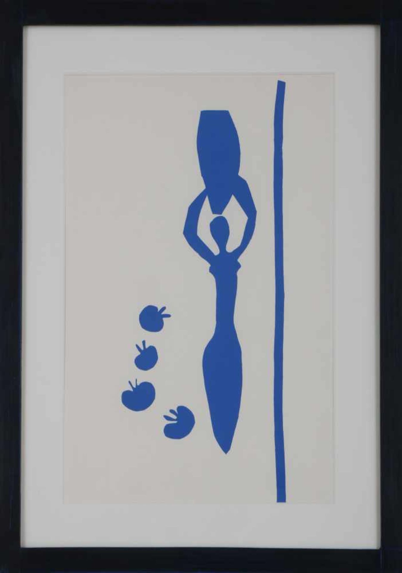 HENRI MATISSE (1869 Le Cateau-Cambrésis - 1954 Nizza)Farblithografie, ¨Mädchen mit Früchten¨ (1952),