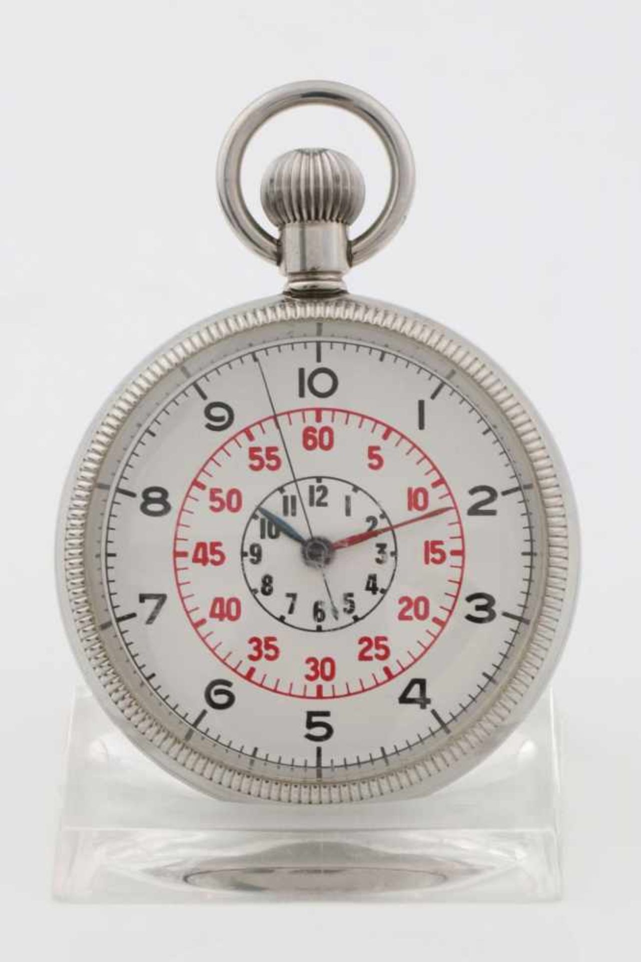 ZENITH Taschenuhr der Royal Navy, um 1930sogenannte ¨Deck-watch¨, vernickeltes Gehäuse, D ca.