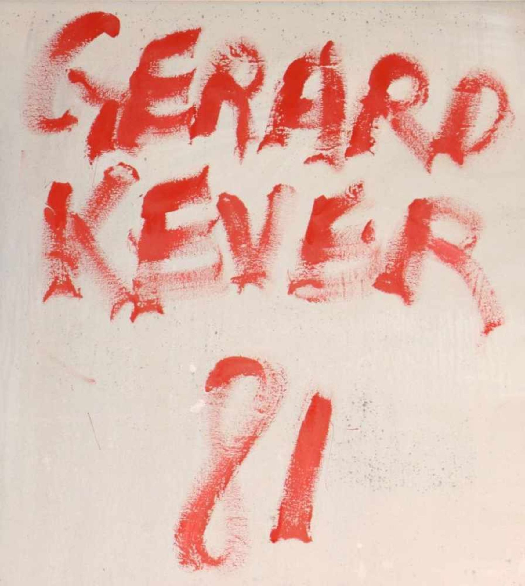 GERARD KEVER (1956 Kohlscheid/Herzogenrath)Öl auf Leinwand, ¨Stehende Frau vor befahrenem - Bild 2 aus 2