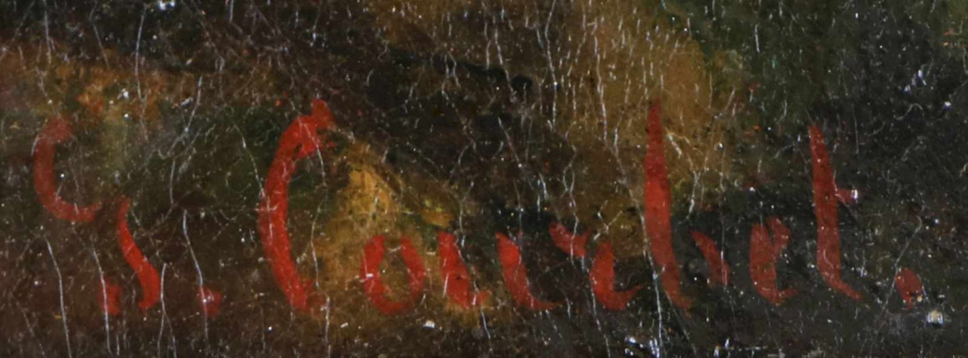 GUSTAVE COURBET (1819 Ornans/Frankreich - 1877 La Tour-de-Peilz/Schweiz)Öl auf Leinwand, ¨ - Image 3 of 4