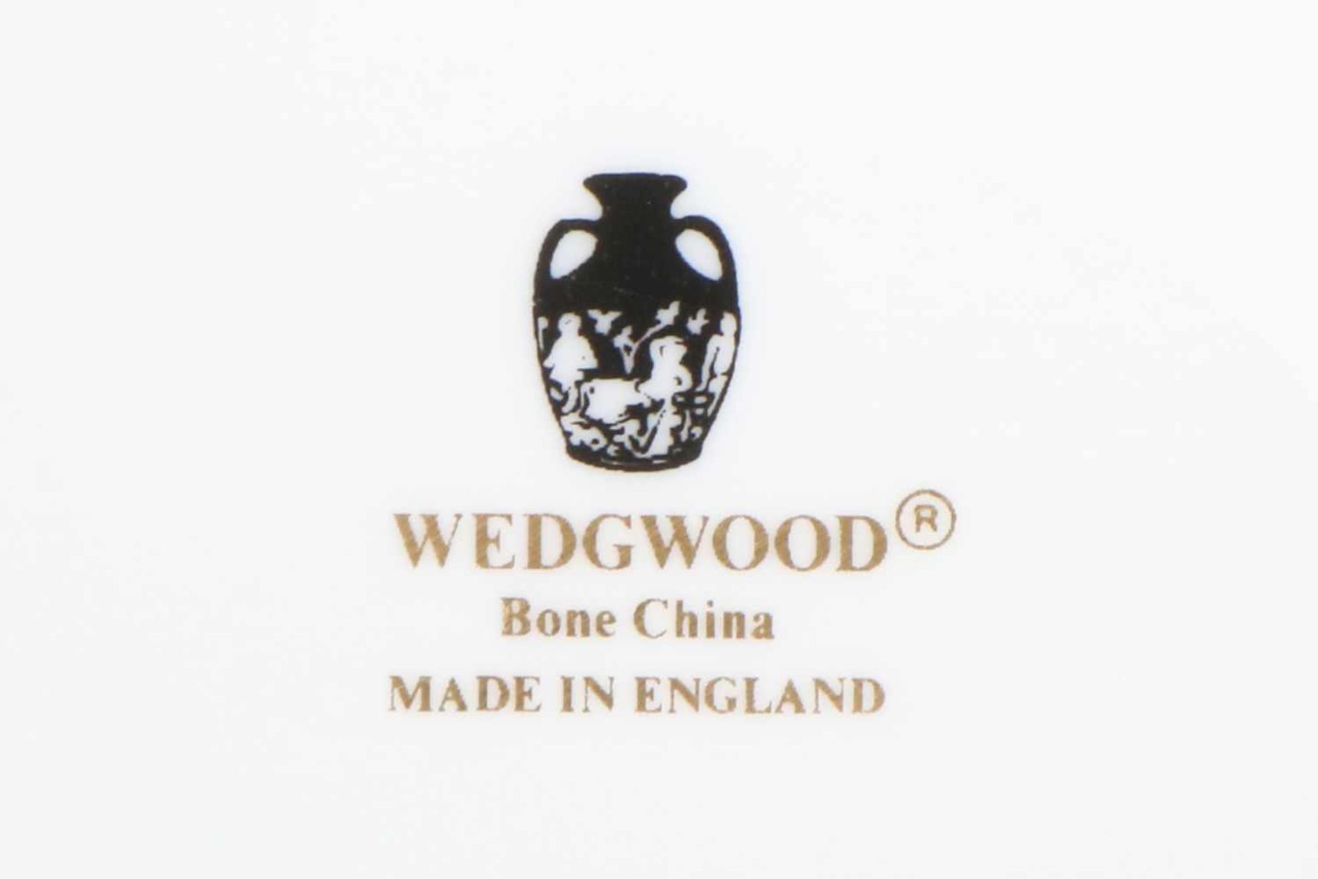 WEDGWOOD Teeservice ¨Whitehall¨ (blaue Ausführung)goldenes Weinrebendekor und Goldrand, bestehend - Bild 2 aus 3