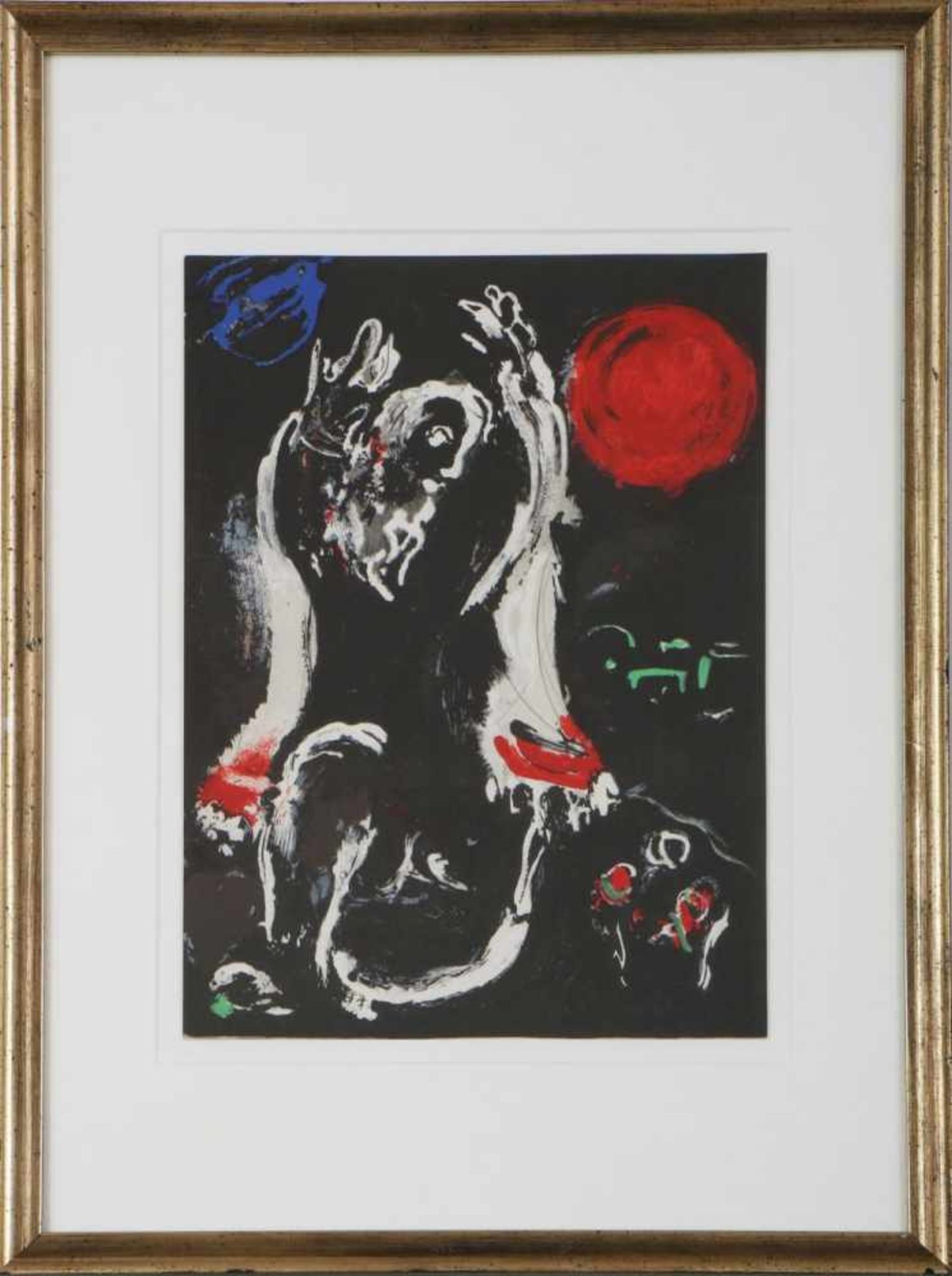 MARC CHAGALL (1887 Witebsk/Weißrundland - 1985 Saint-Paul-de-Vence/Frankreich)Farblithografie, ¨