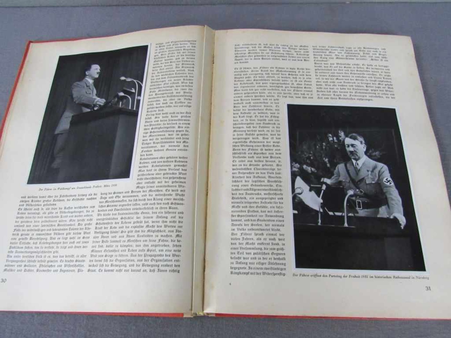 Zigarettenbilderalbum Adolf Hitler in original Schuber dieser gerissen komplett - Bild 2 aus 4