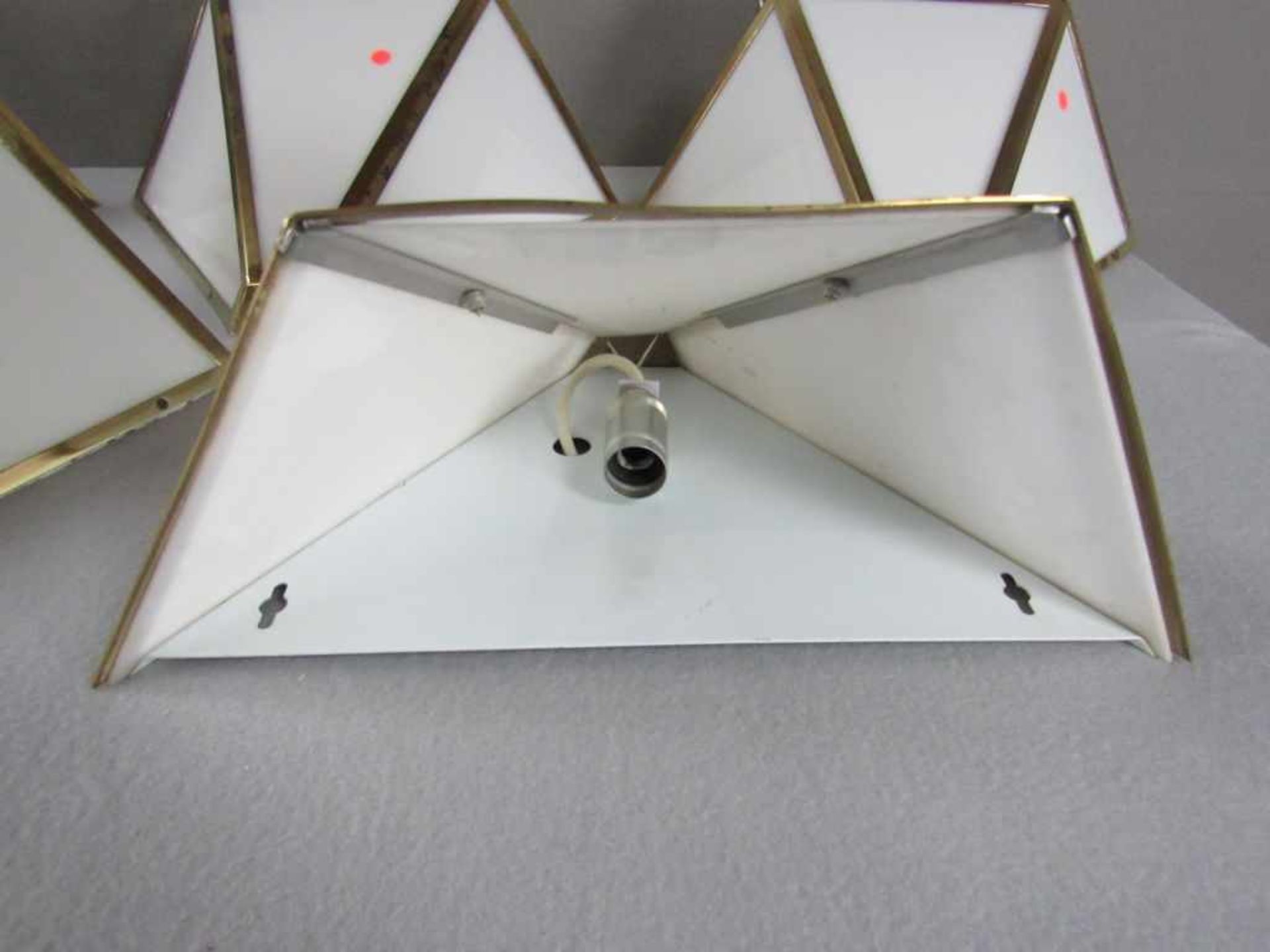 5 Wandlampen Pyramidenform - Bild 3 aus 4