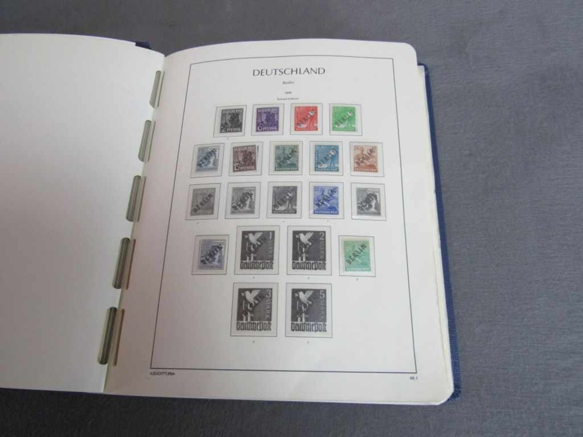 Briefmarken Berlinsammlung xx aus 1948-1990 Michel ca.2400 Euro im Leuchtturm Falzlos Vordruck - Bild 2 aus 8