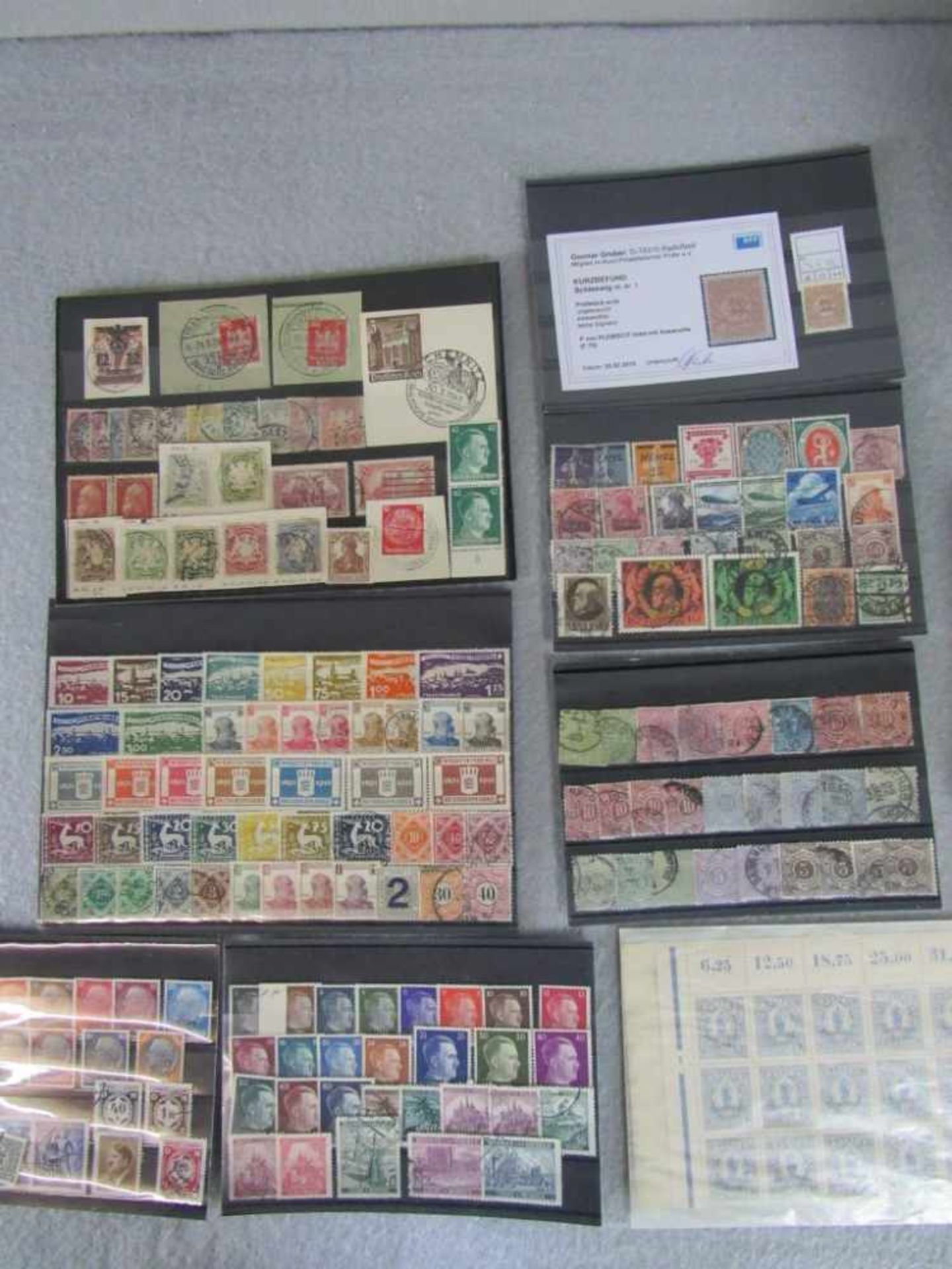 Briefmarken guter Restnachlaß im Karton kleine Fundgrube mit deutschen Marken in Tüten Auswahlheft - Bild 2 aus 9