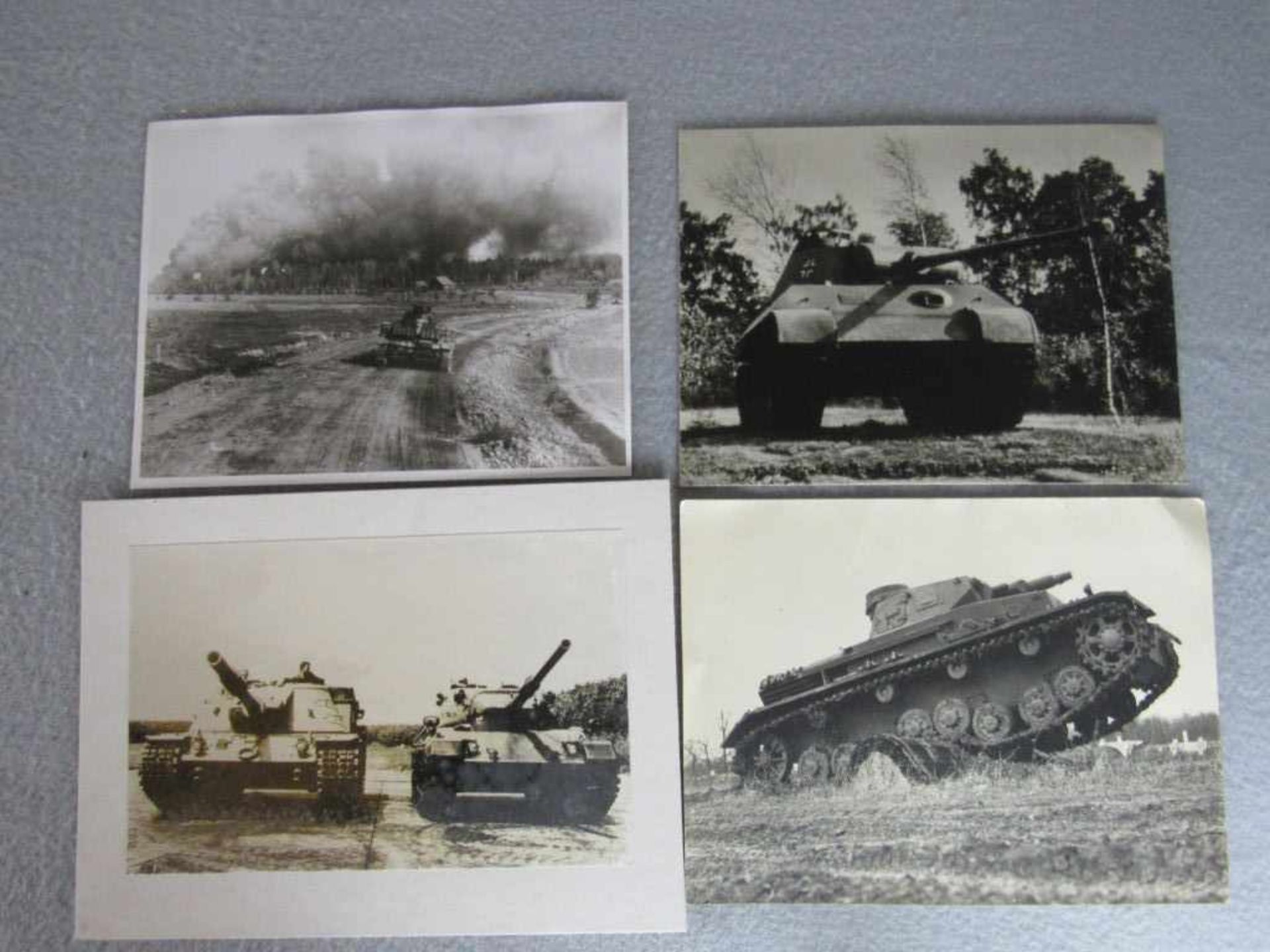 Konvolut von 6 Fotografien Din A5 Panzer - Bild 4 aus 4