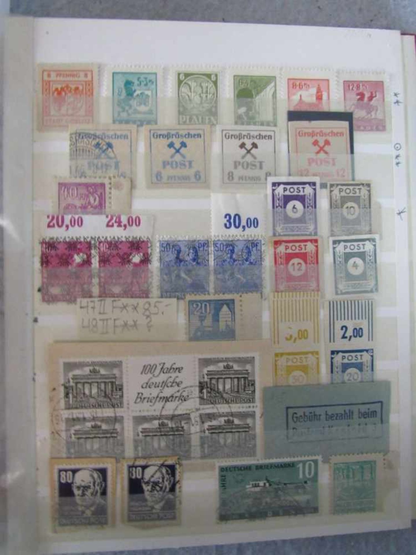 Briefmarken guter Restnachlaß im Karton kleine Fundgrube mit deutschen Marken in Tüten Auswahlheft - Bild 9 aus 9