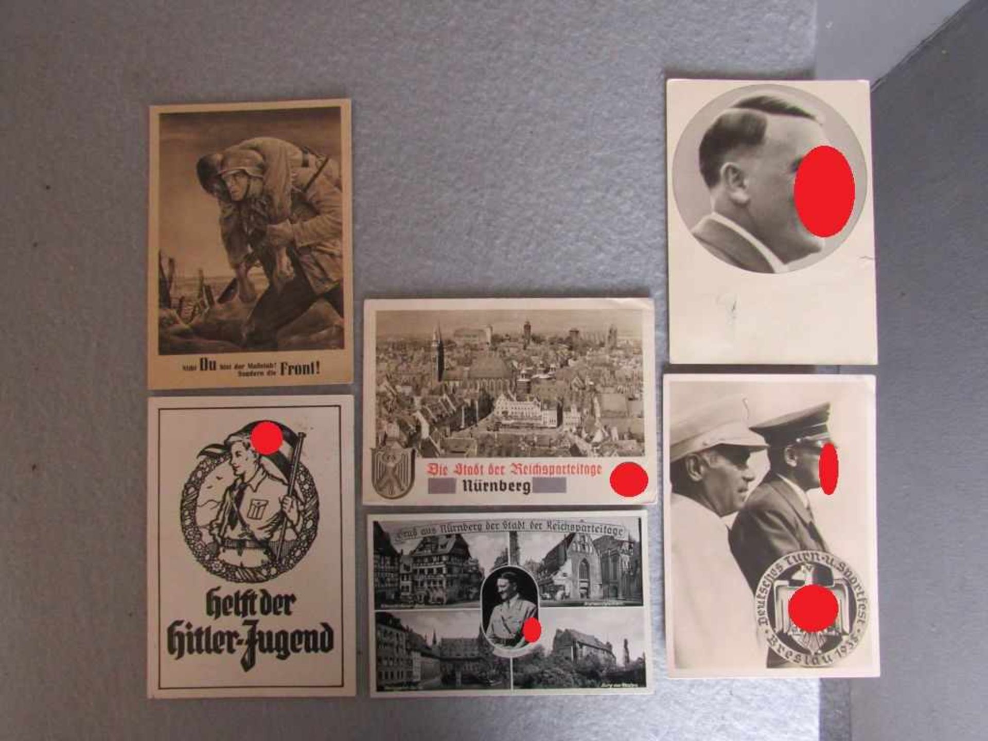 6 interessante Propagandakarten 3. Reich