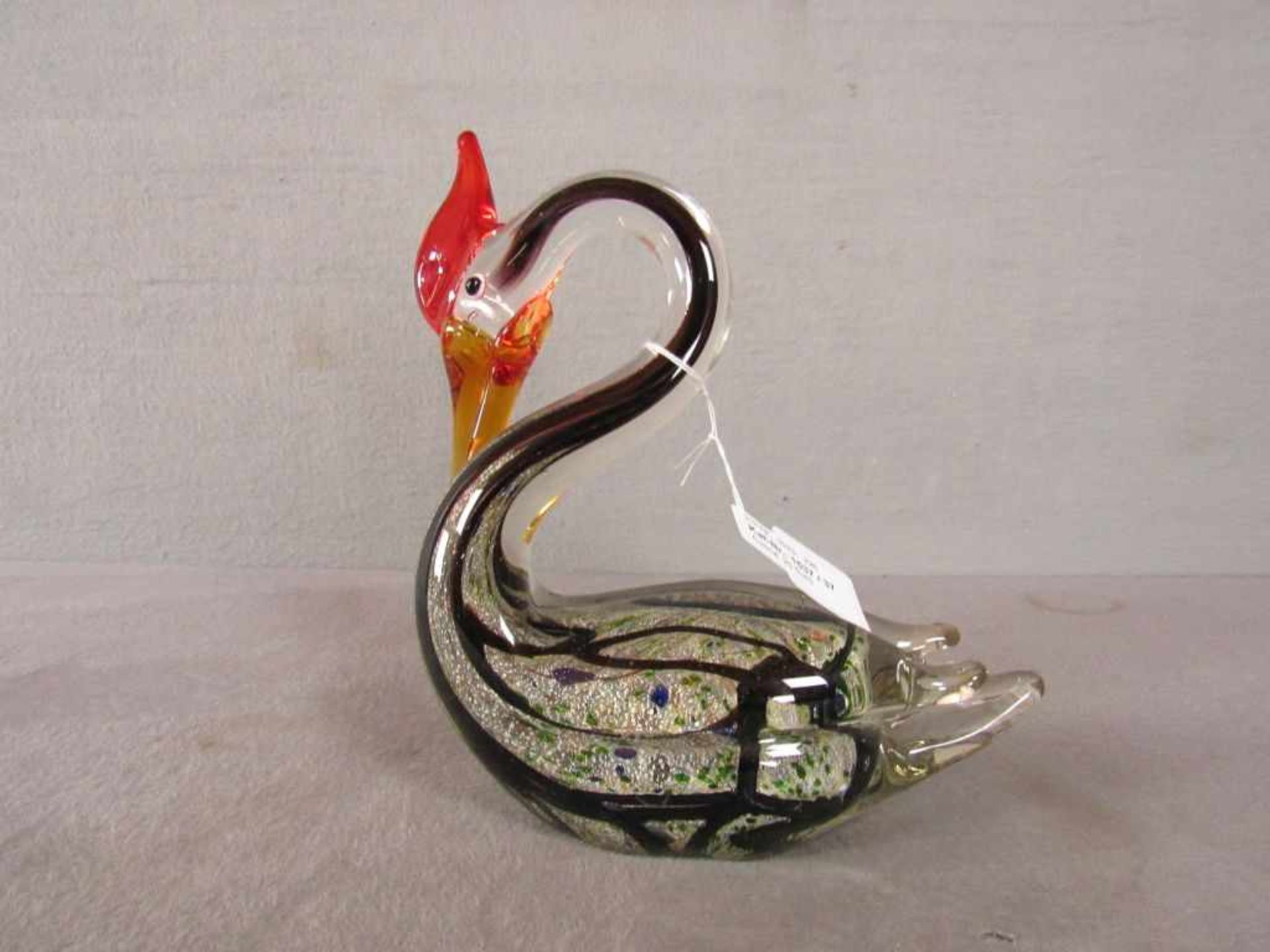 Glasskulptur wohl Murano, farbenfroh hier Fabelwesen H:22,5cm