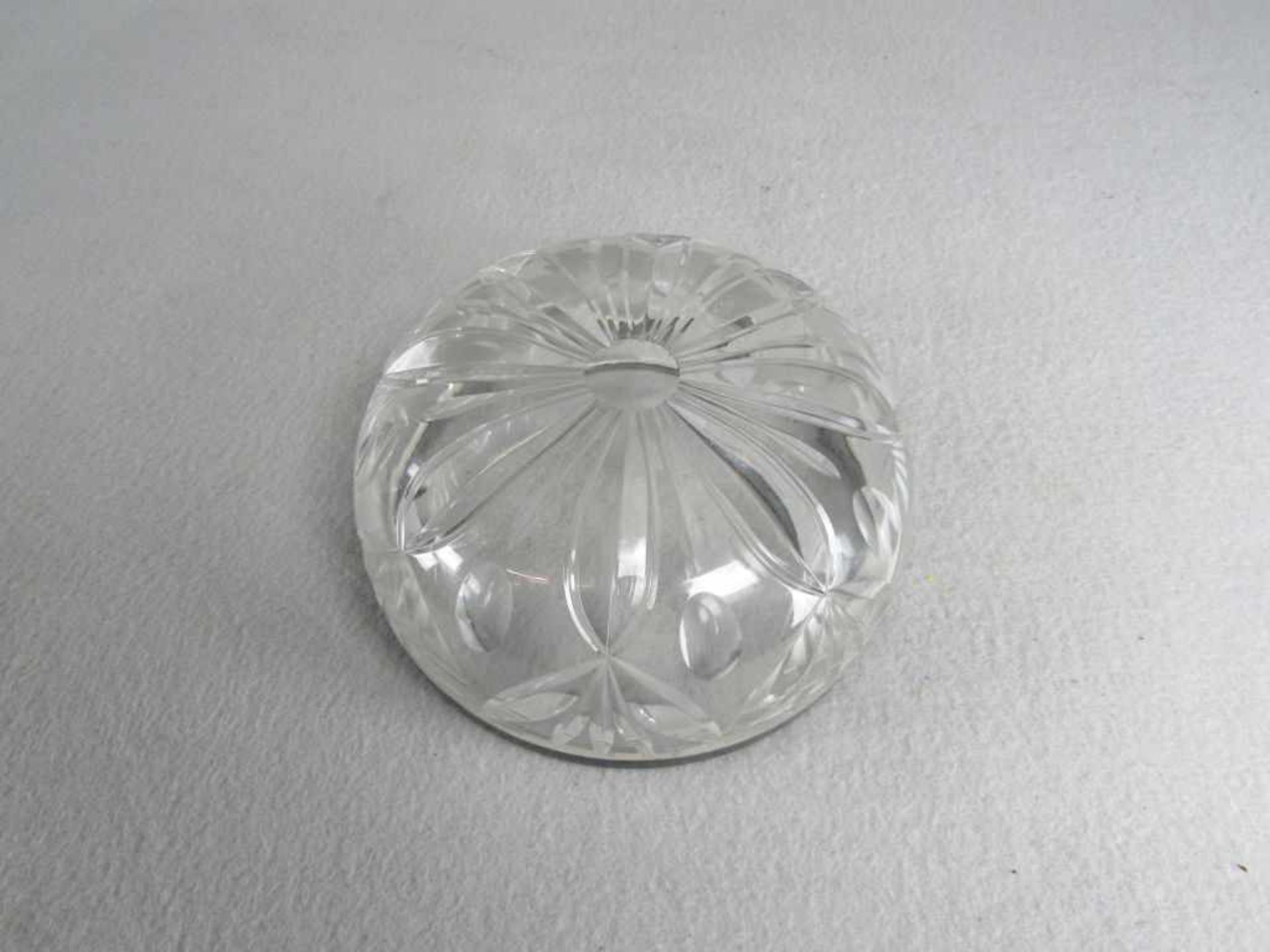 Große Kristallglasschale mit 835er Silbermontur Durchmesser:20cm - Image 2 of 3