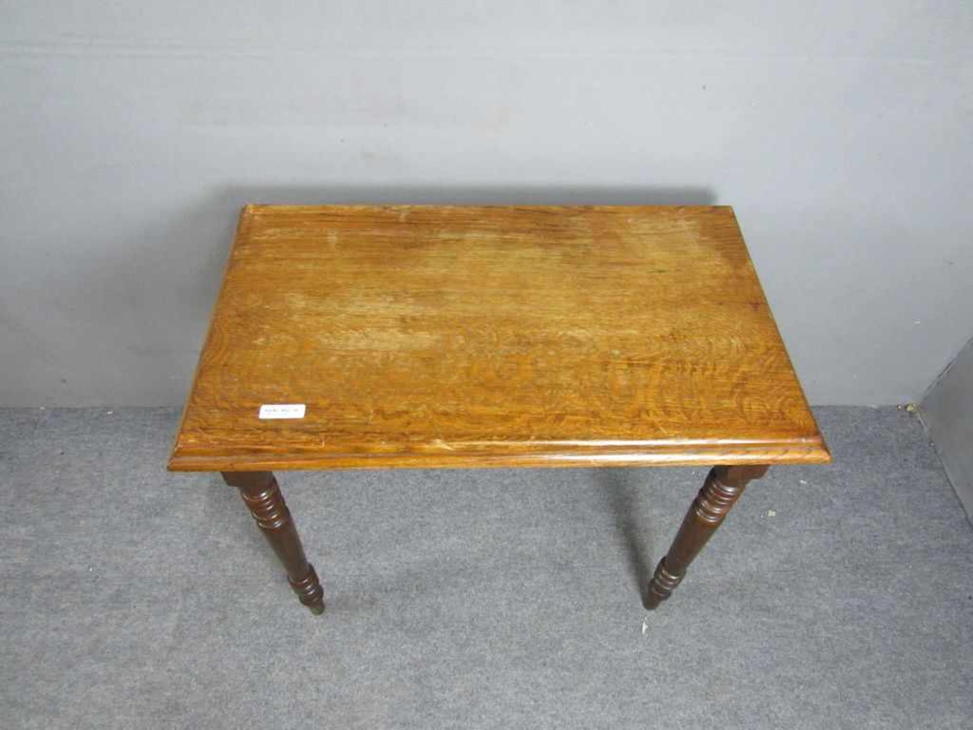 Kleiner Tisch Eiche um 1880 75x45x64cm - Image 2 of 3