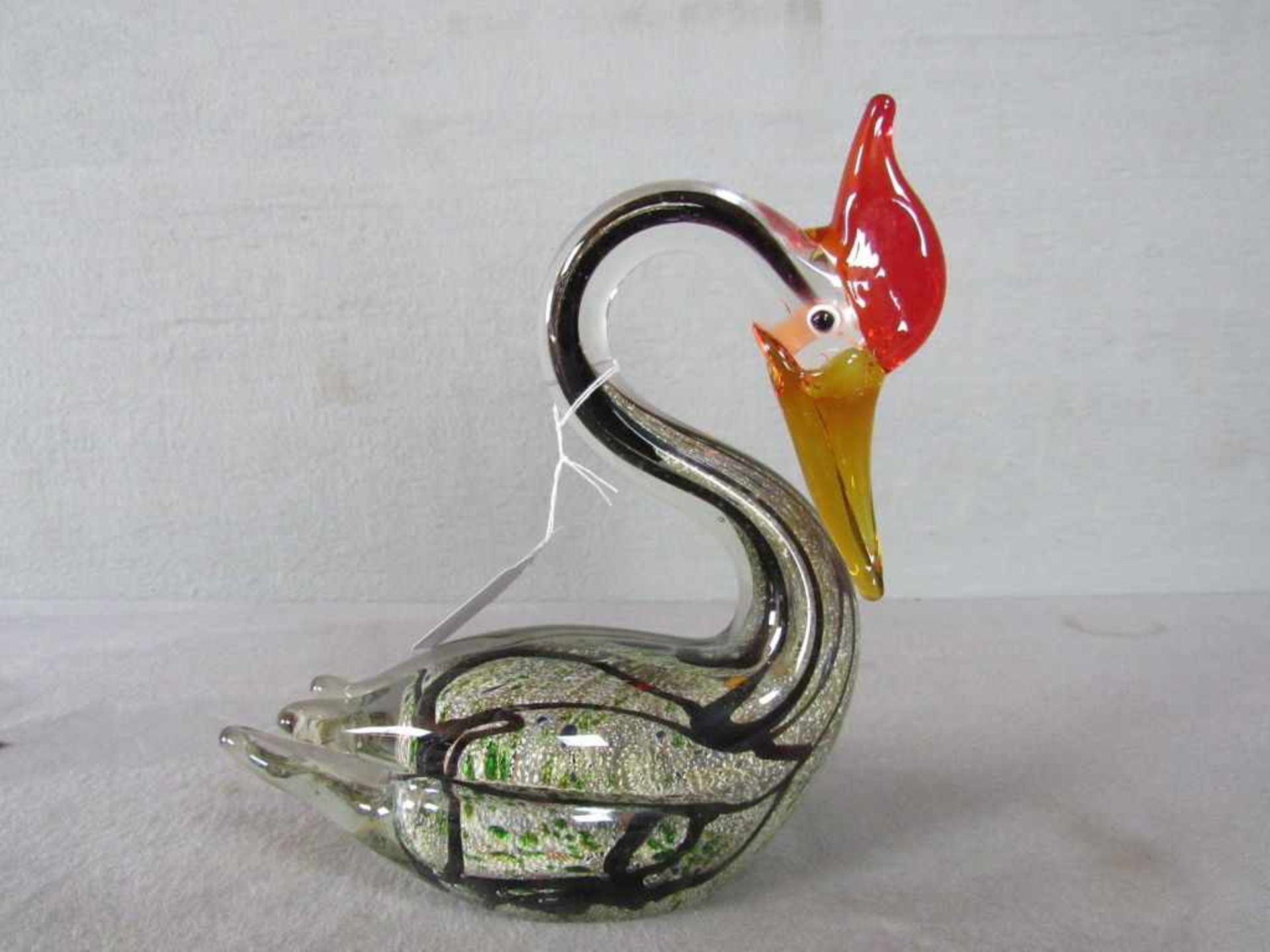 Glasskulptur wohl Murano, farbenfroh hier Fabelwesen H:22,5cm - Bild 2 aus 2