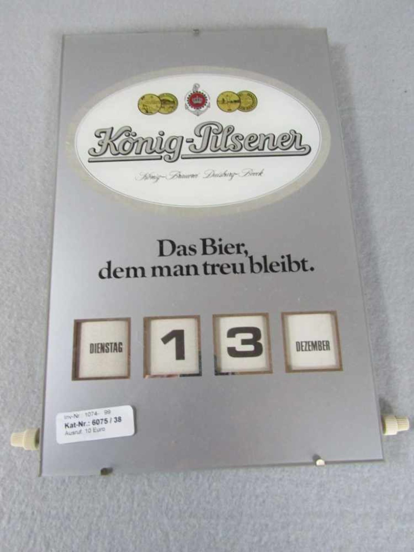 Klappzahlenkalender König Pilsner 35x22,5cm