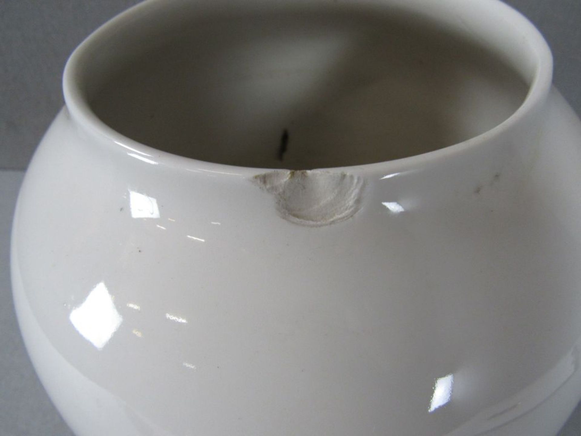 Vase Porzellan Kpm Zeptermarke gechipt 27cm hoch - Bild 2 aus 3