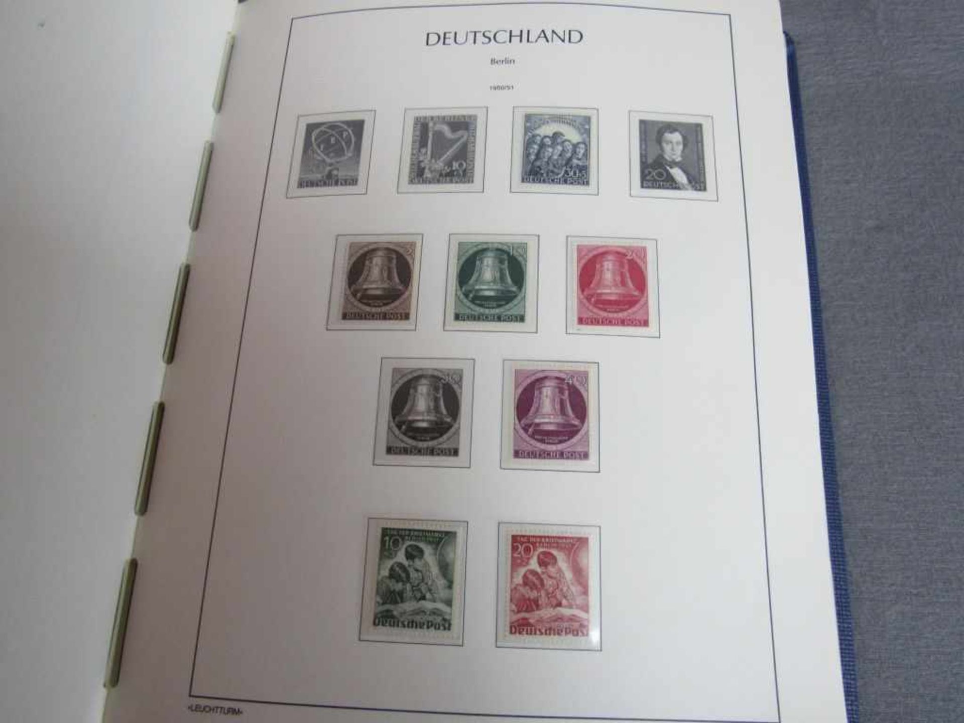 Briefmarken Berlinsammlung xx aus 1948-1990 Michel ca.2400 Euro im Leuchtturm Falzlos Vordruck - Bild 4 aus 8