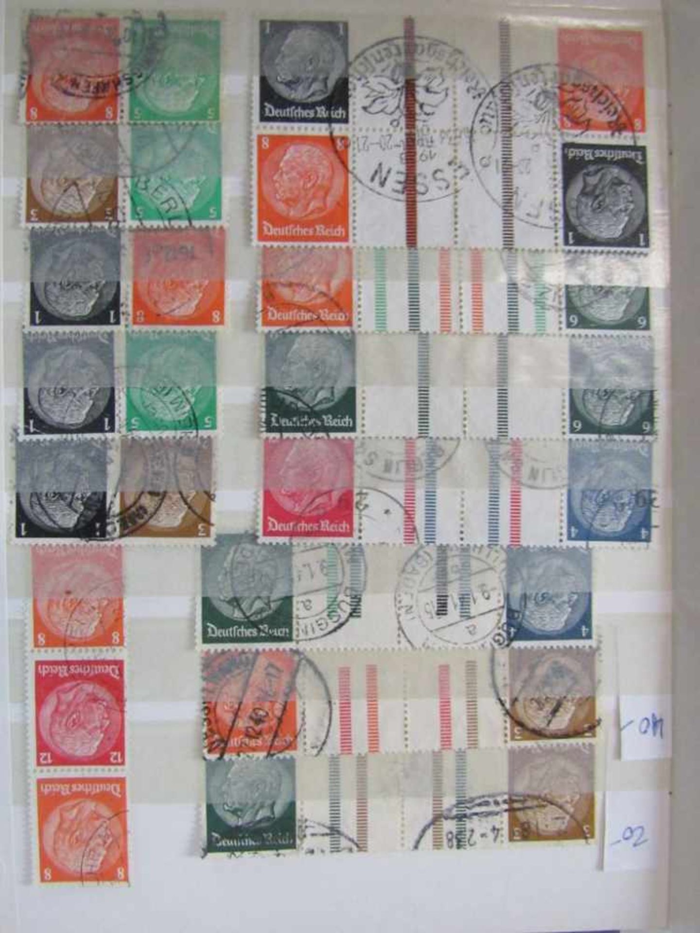 Briefmarken guter Restnachlaß im Karton kleine Fundgrube mit deutschen Marken in Tüten Auswahlheft - Bild 8 aus 9