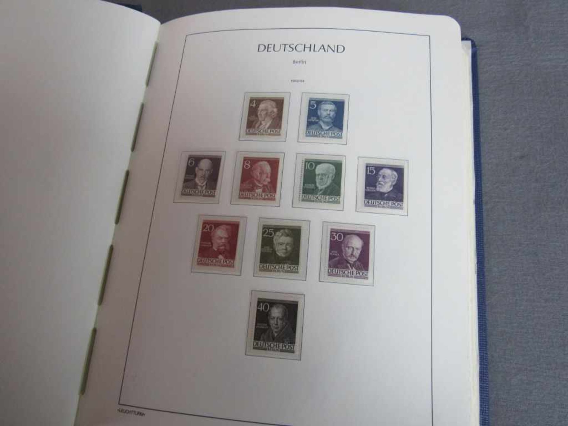 Briefmarken Berlinsammlung xx aus 1948-1990 Michel ca.2400 Euro im Leuchtturm Falzlos Vordruck - Bild 6 aus 8