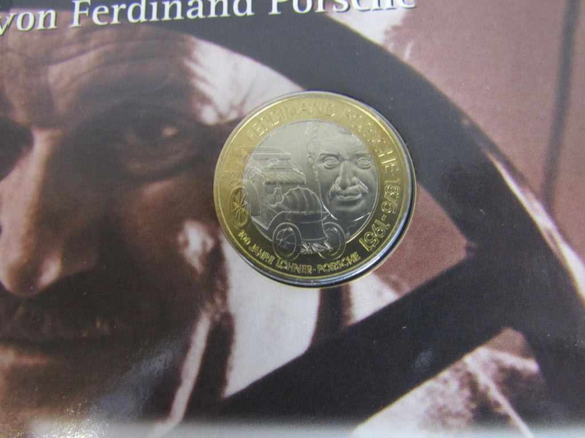 Münze für Mitarbeiter Ferdinand Porsche Silber - Bild 2 aus 3