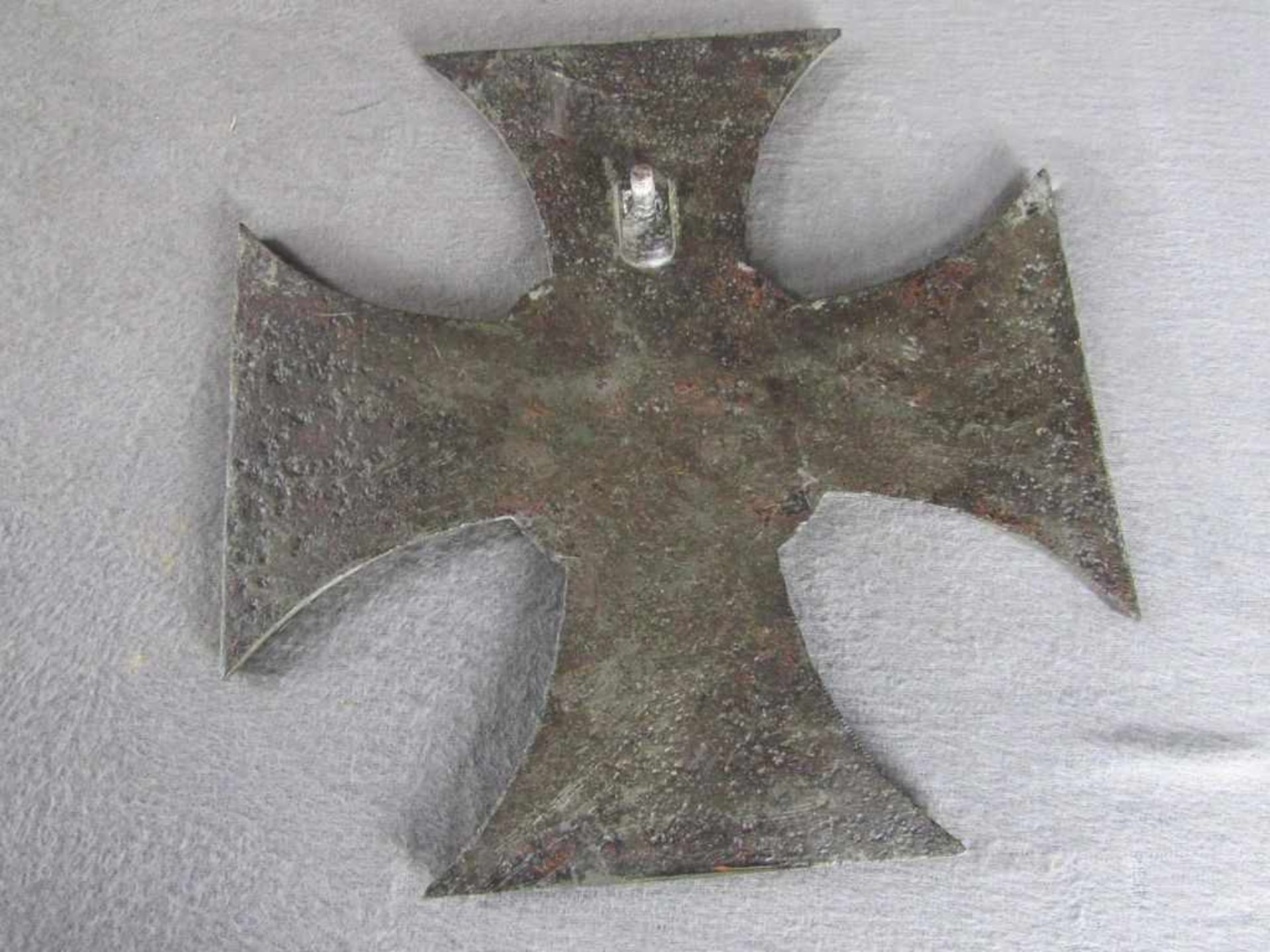 Eisernes Kreuz Sterbekreuz Gußeisen 1.Wk 23x23cm - Bild 4 aus 4