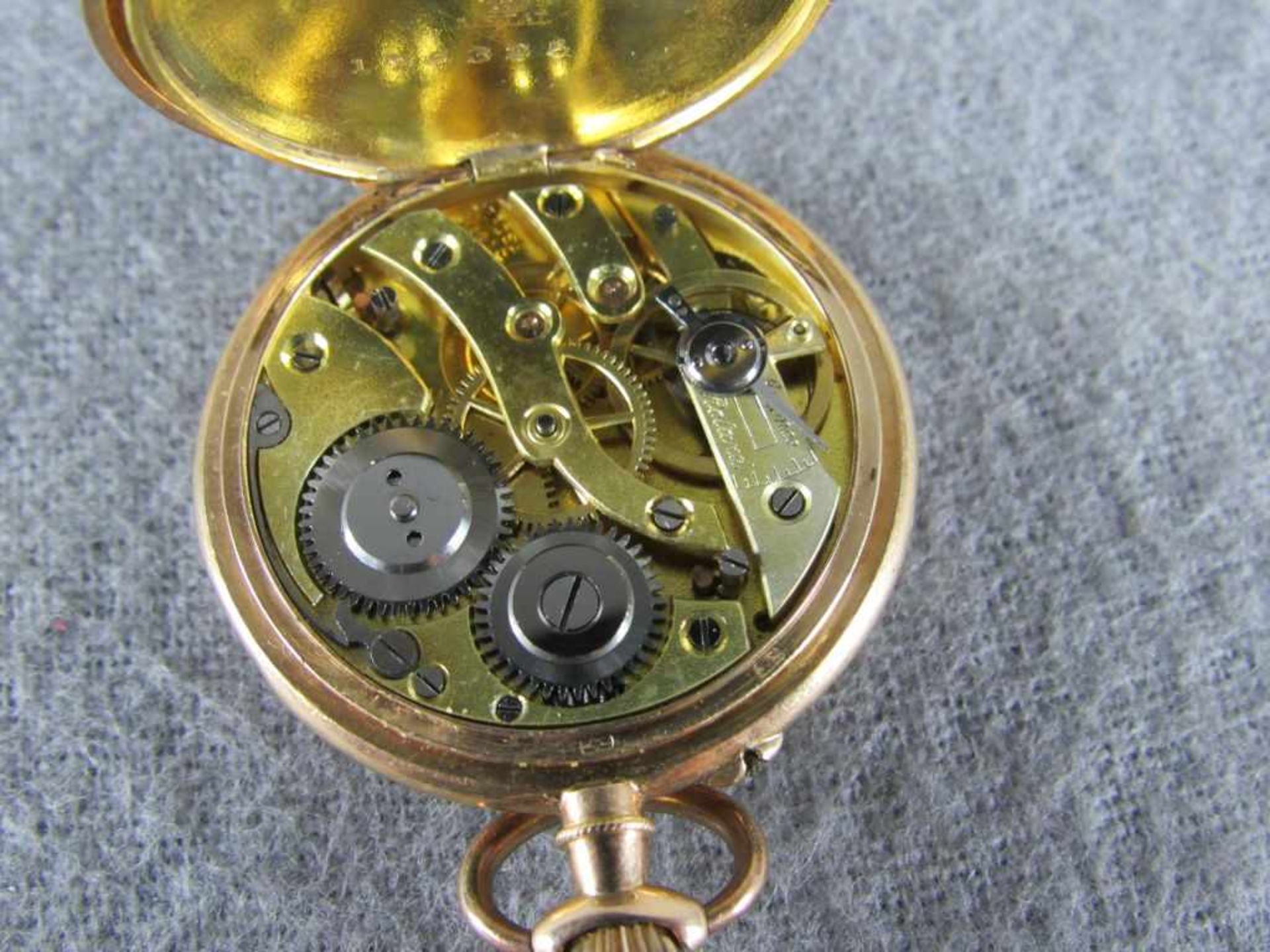 Damentaschenuhr 585 Rotgold 21 Gramm - Bild 6 aus 6