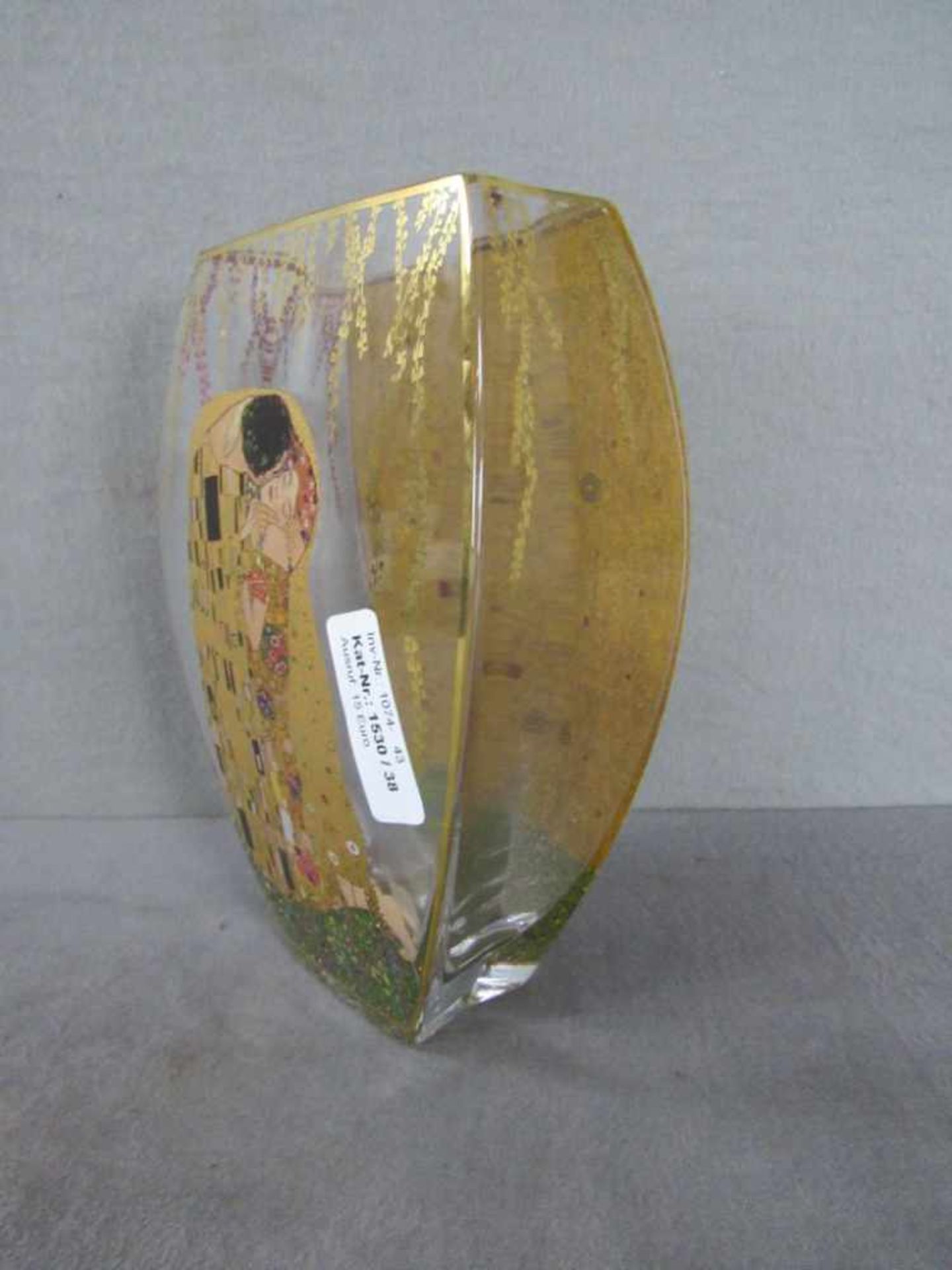 Vase Göbel nach Gustav Klimt 22cm hoch - Bild 3 aus 3