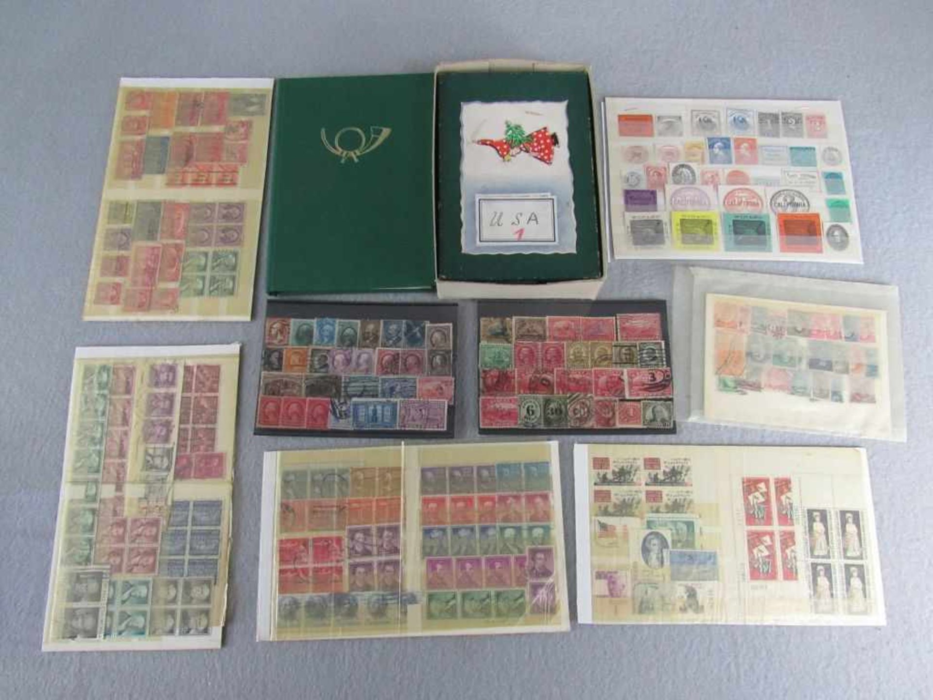 Briefmarken USA reichhaltiges Markenkonvolut gute postfrische und gestempelte Sammlungsteile - Bild 2 aus 4