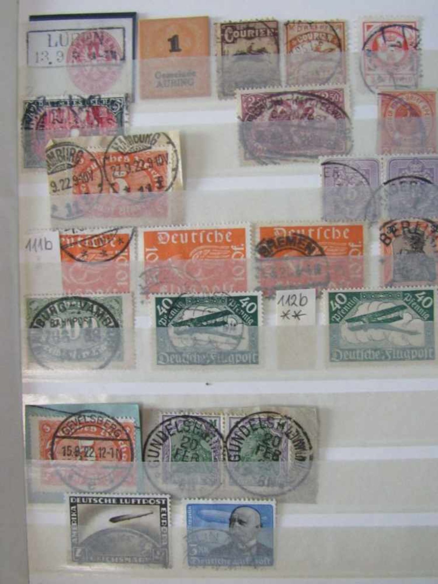 Briefmarken guter Restnachlaß im Karton kleine Fundgrube mit deutschen Marken in Tüten Auswahlheft - Bild 7 aus 9