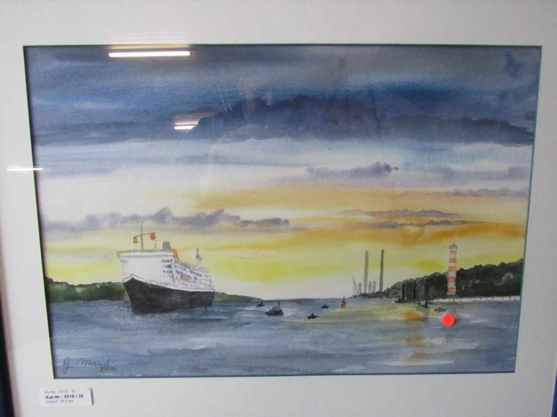 Grafik Sylt Aquarell 45x58cm - Bild 3 aus 3