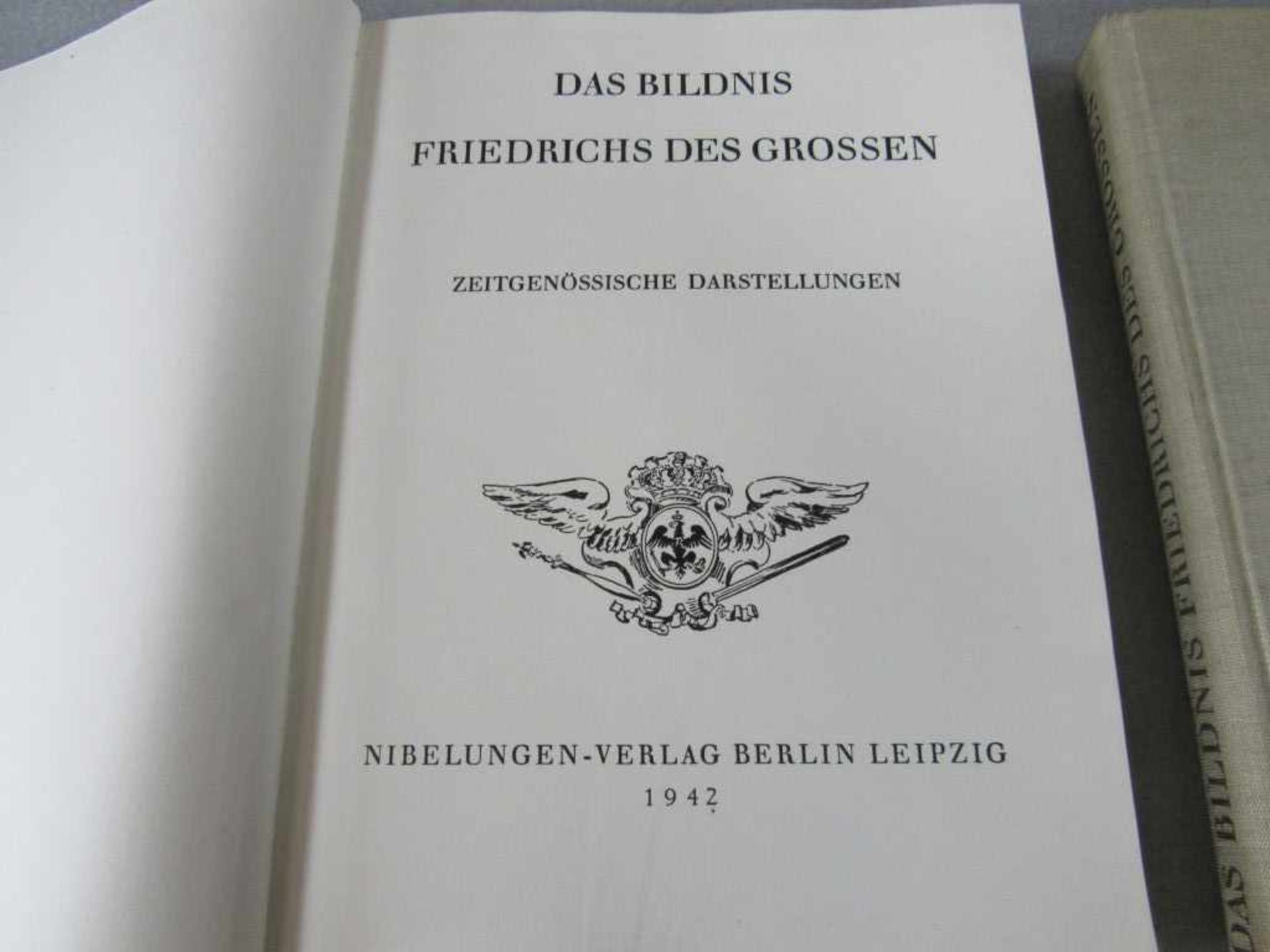2 Bücher Friedrich der Große schöner Zustand Prachtausgaben von 1942 - Bild 2 aus 4
